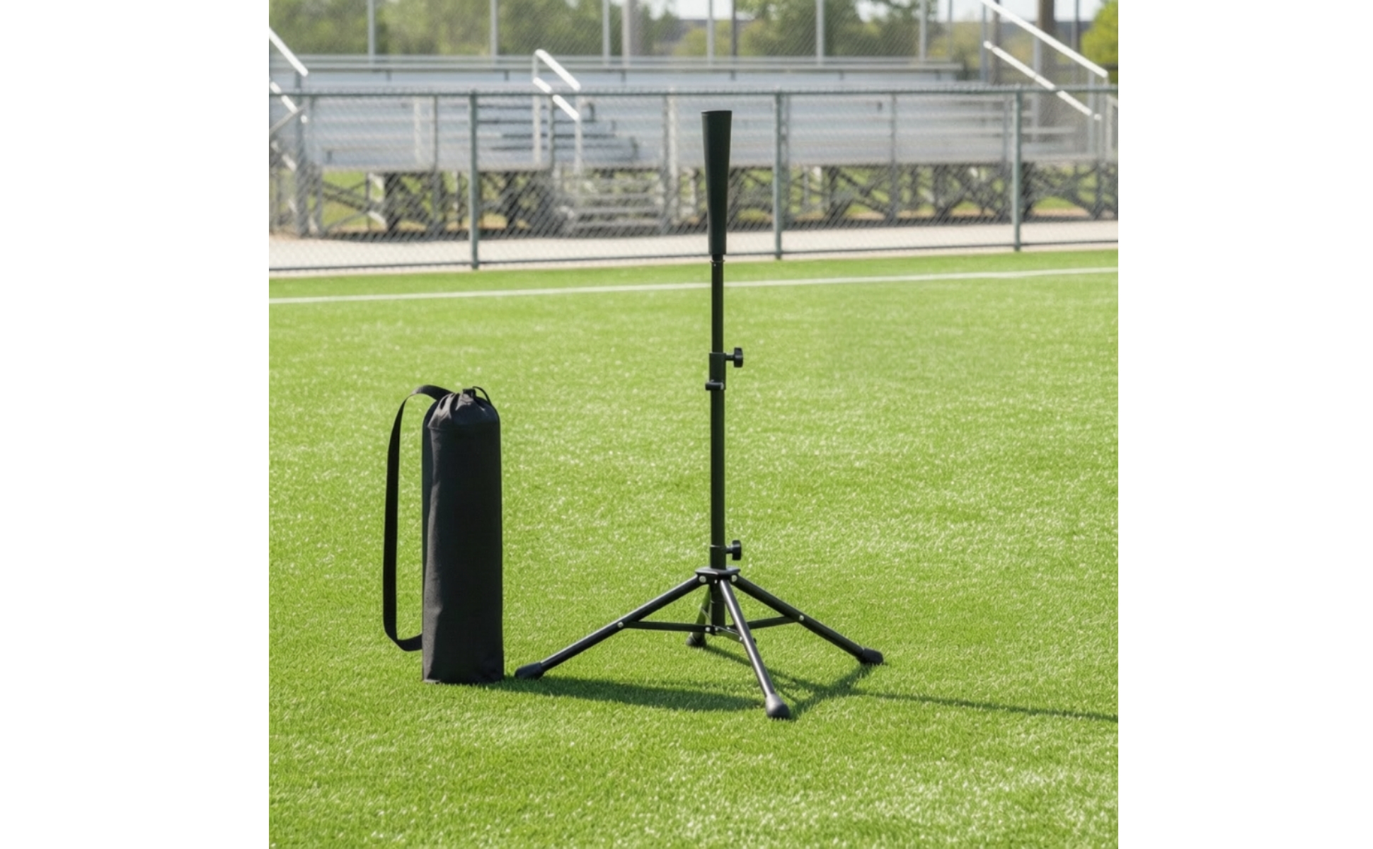 Batting Tee with Tripod Base Portable Adjustable Batting Tee Lightweight