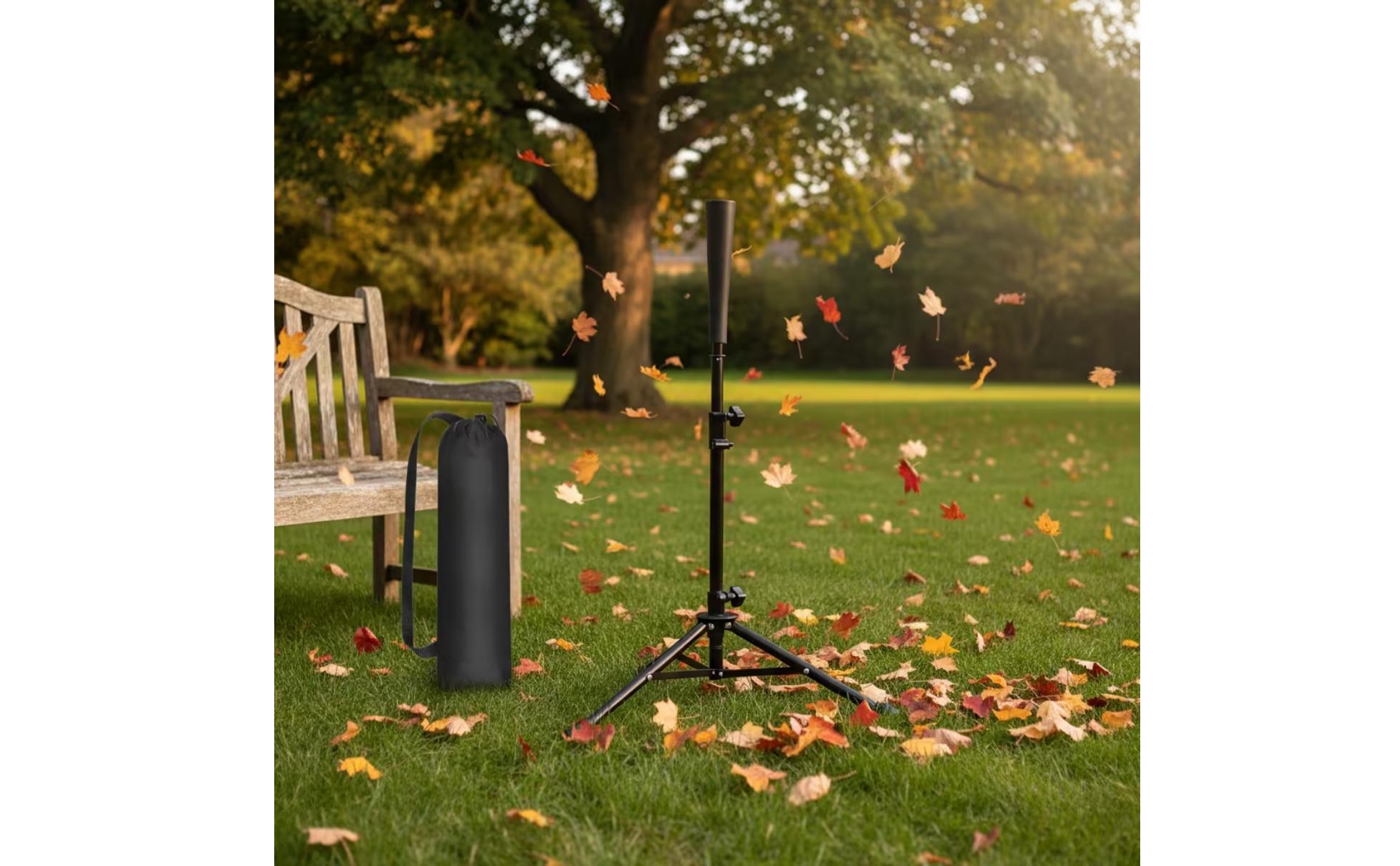 Batting Tee with Tripod Base Portable Adjustable Batting Tee Lightweight