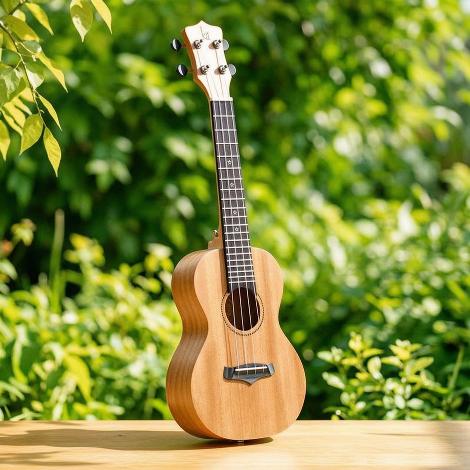 Sopran Ukulele leichtes Saiteninstrument leicht zu spielen für Reisen, Erwachsene - Produktbild 8
