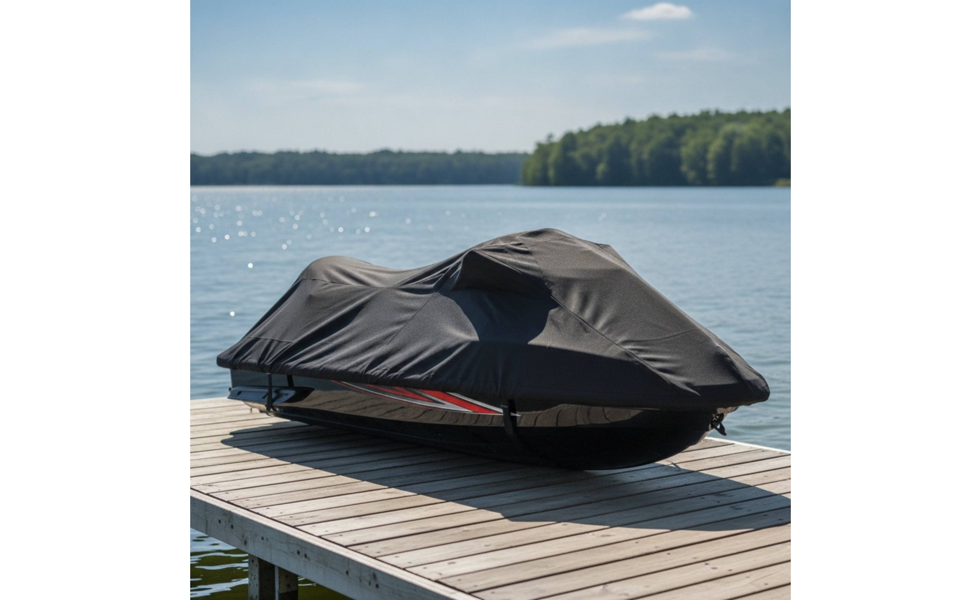 Motorboat Cover with Oxford Material Waterproof for Outdoor Storage, Boat Owners