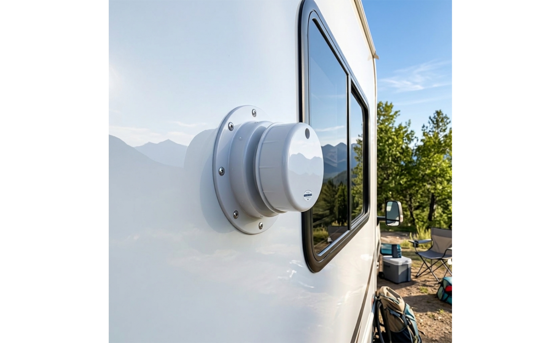 RV Roof Dome Exhaust Cover Easy Installation Ventilation Pipe Cover