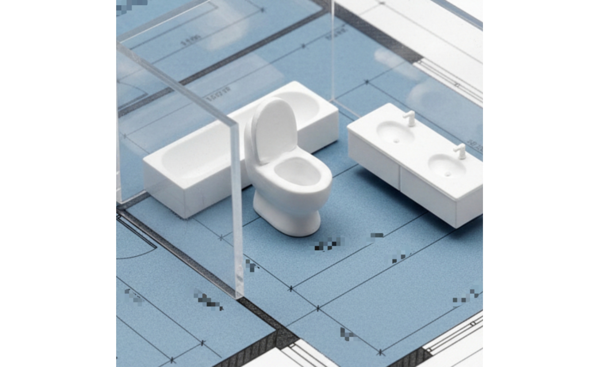 Miniature Toilet 1:64 Scale Toilet Model Micro for Diorama Builders, Collectors