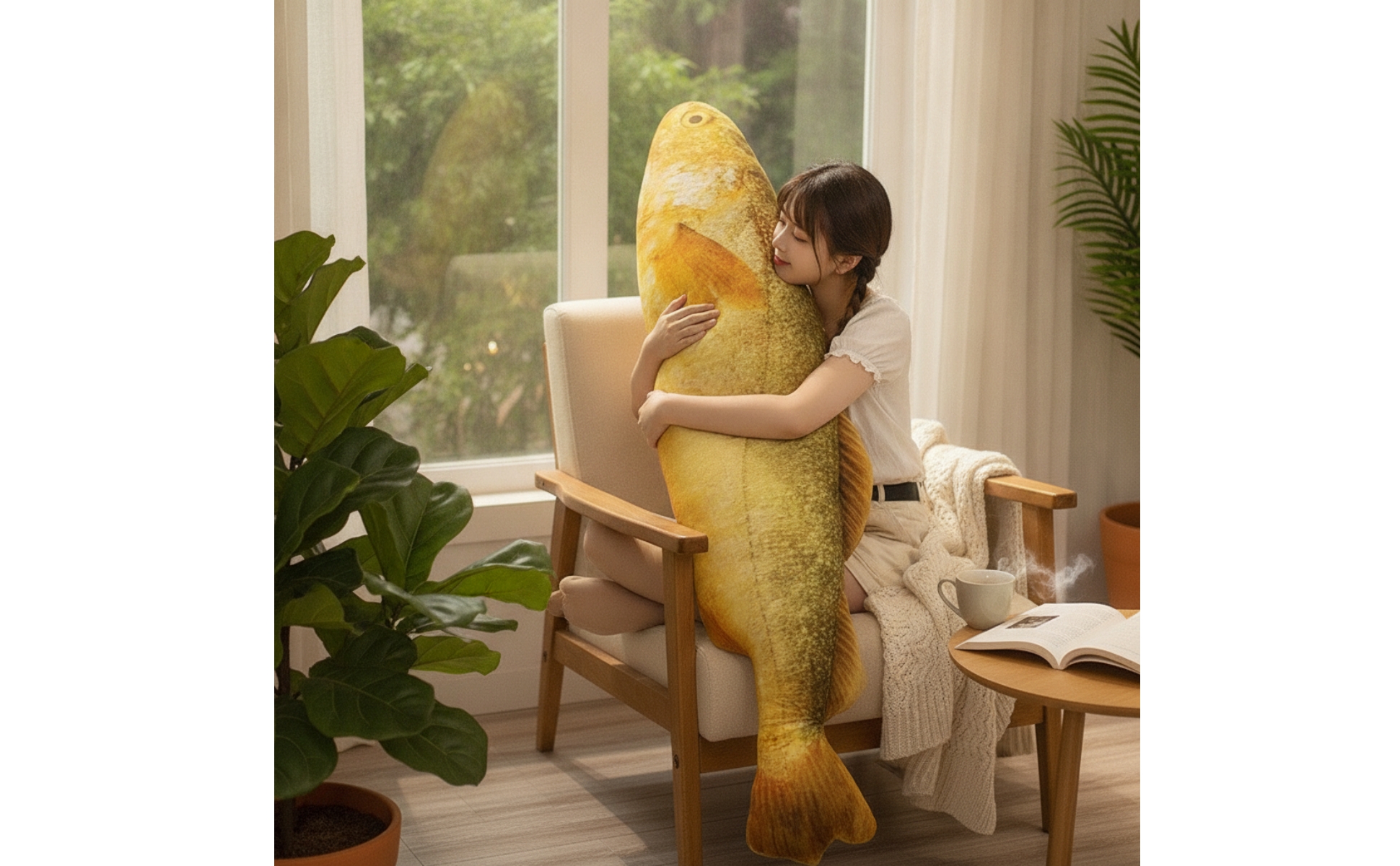 Marine Creature Soft Pillow Cylindrical Marine Creature Body Cushion Soft