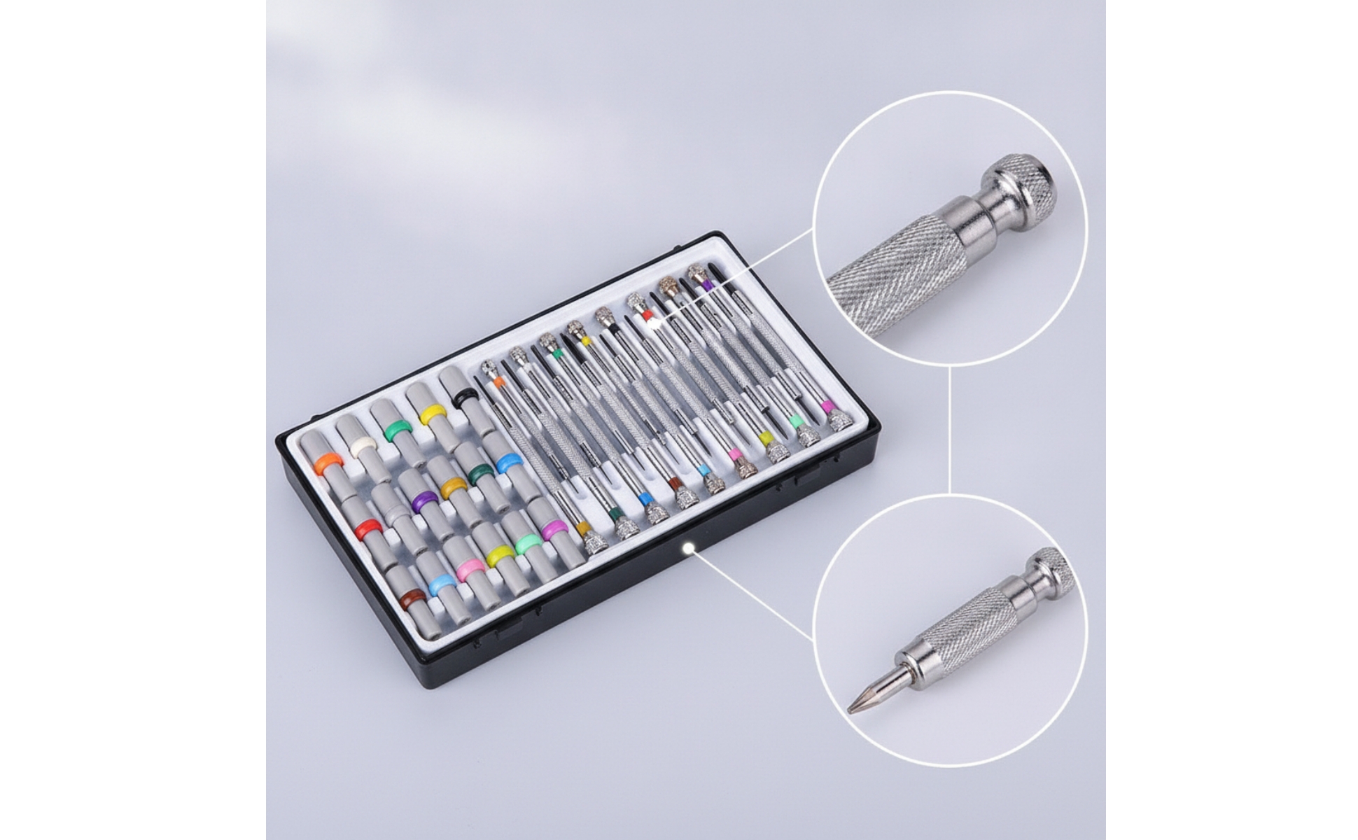 Präzisions-Schraubendreher-Set mit Etui präzise Uhrmacher-Schraubendreher-Set