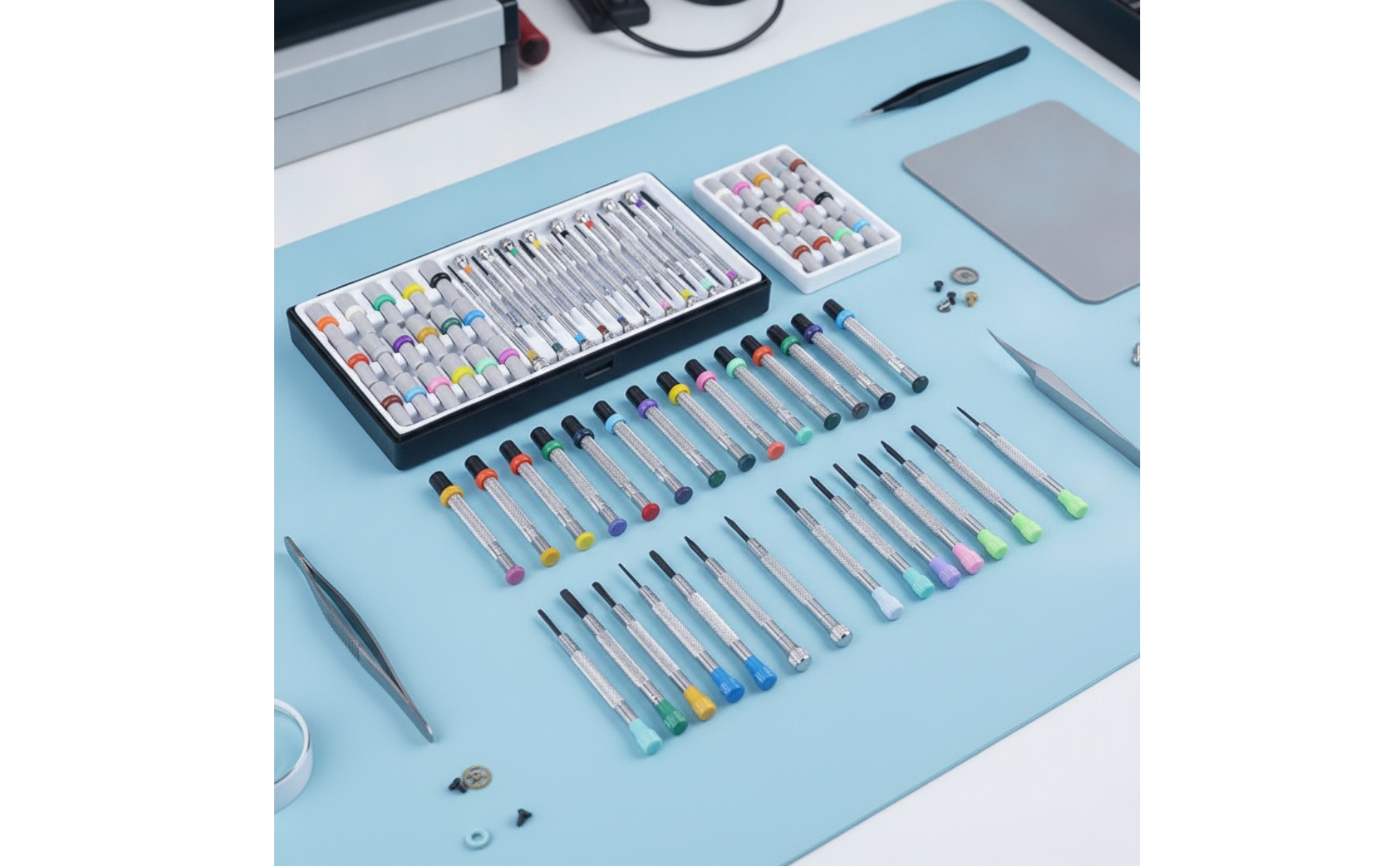 Präzisions-Schraubendreher-Set mit Etui präzise Uhrmacher-Schraubendreher-Set