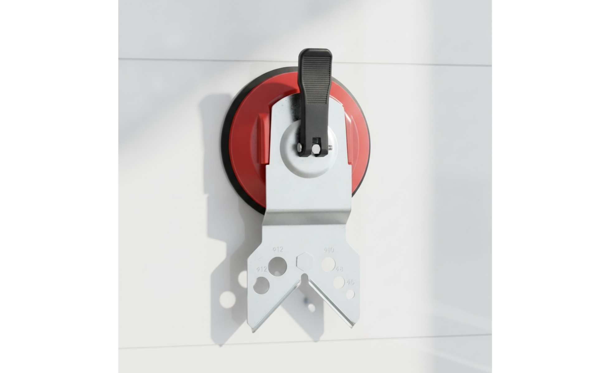 Glass Hole Positioning Guide Adjustable Guide with Suction Cup for DIYers