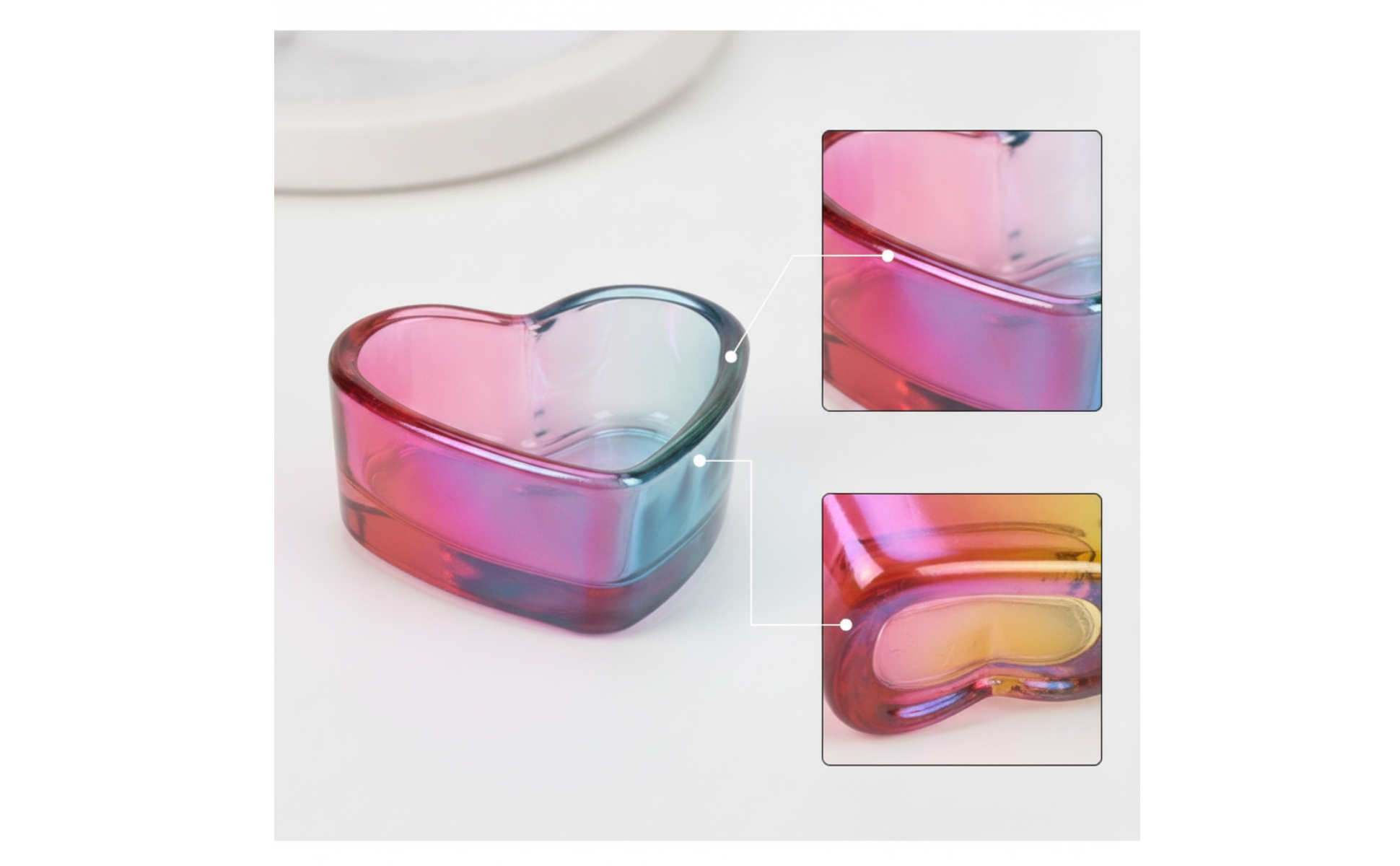 Nail Art Brush Washing Cup Transparent Nail Art Brush Cleaner Cup Thick-Walled