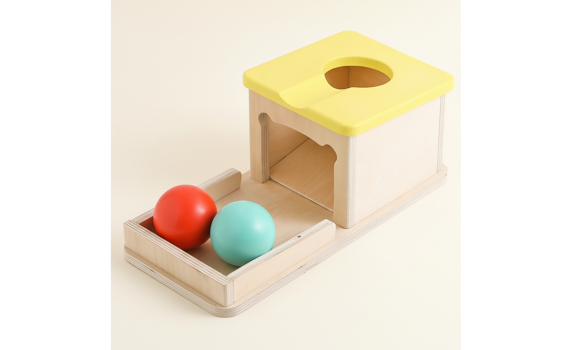 Object Permanence Box Smooth Object Permanence Box with Tray Educational