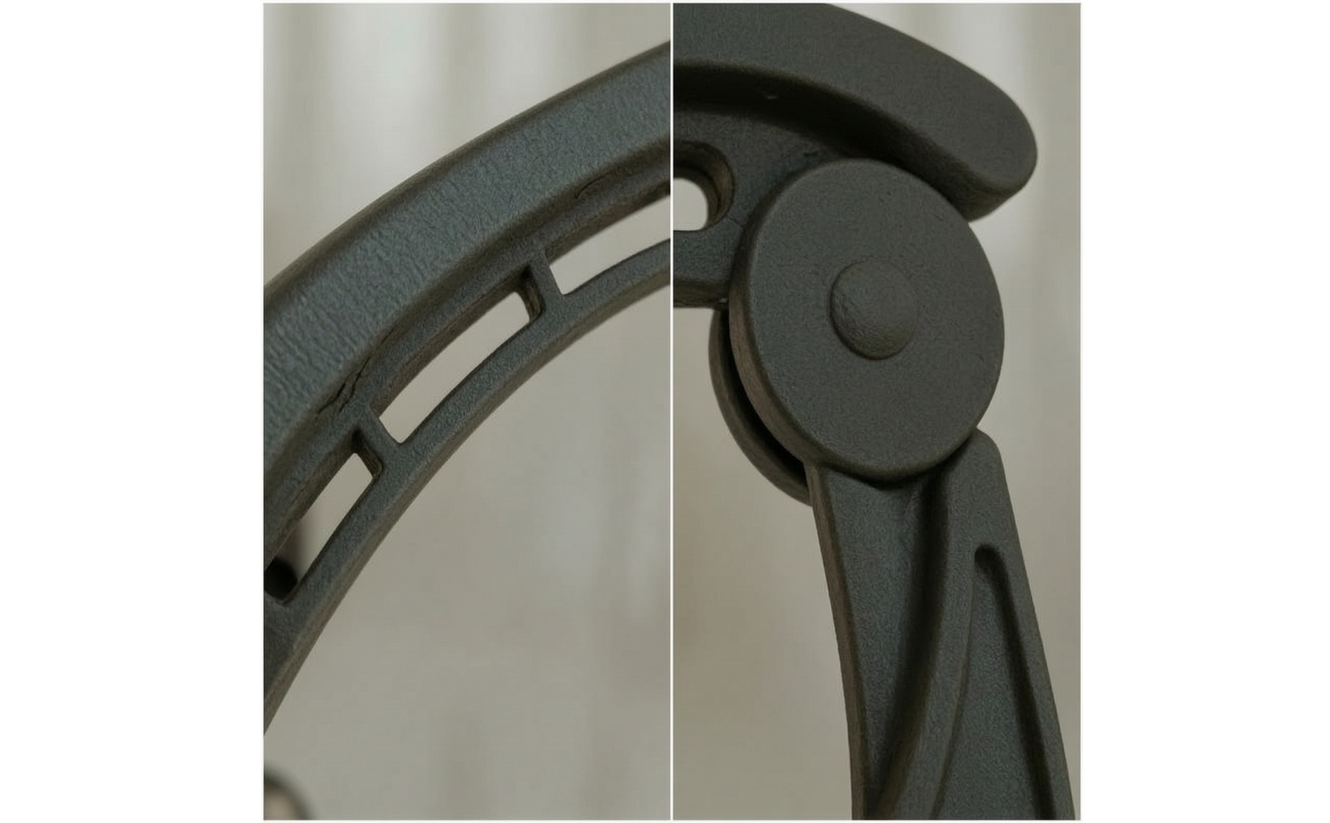 Replacement Armrest Reclining Chair Armrest with Hinged Support Molded