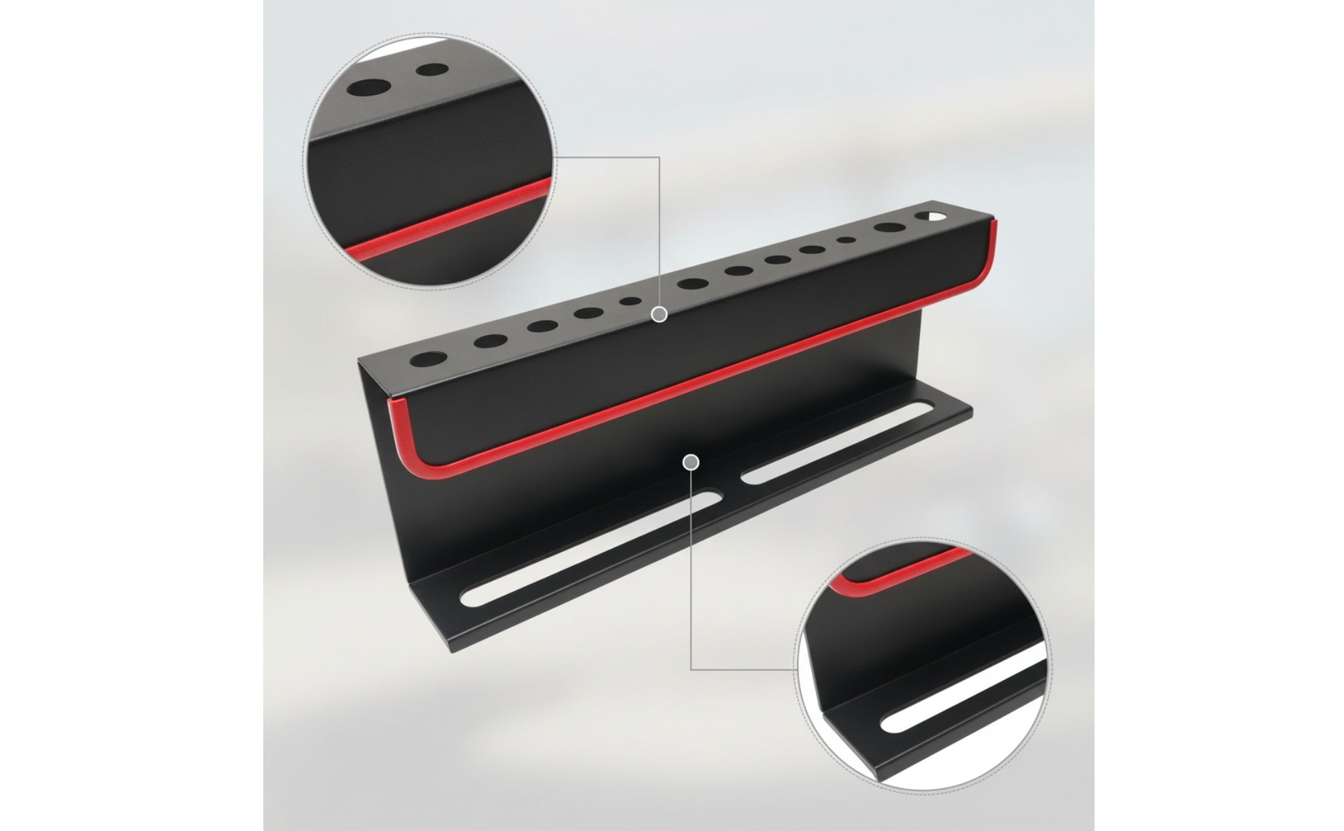 Polisher Holder Wall-Mounted Polishing Machine Holder Space-Saving for Detailers