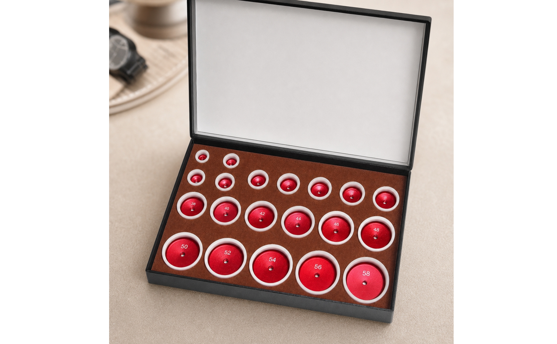20 Pieces Watch Case Press Mold Kit Professional for Watchmakers, Hobbyists