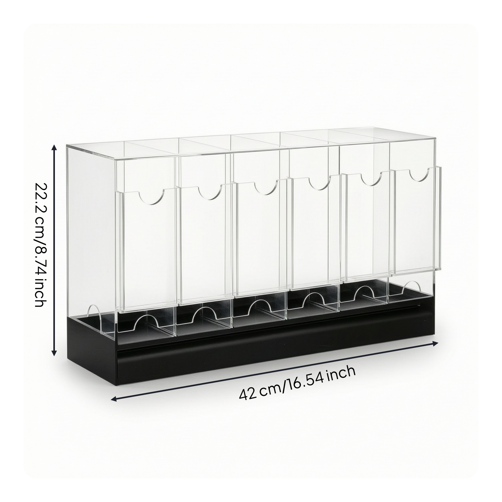 Booster-Pack-Dispenser transparent Kartenpackspender stabil für Kartenspieler