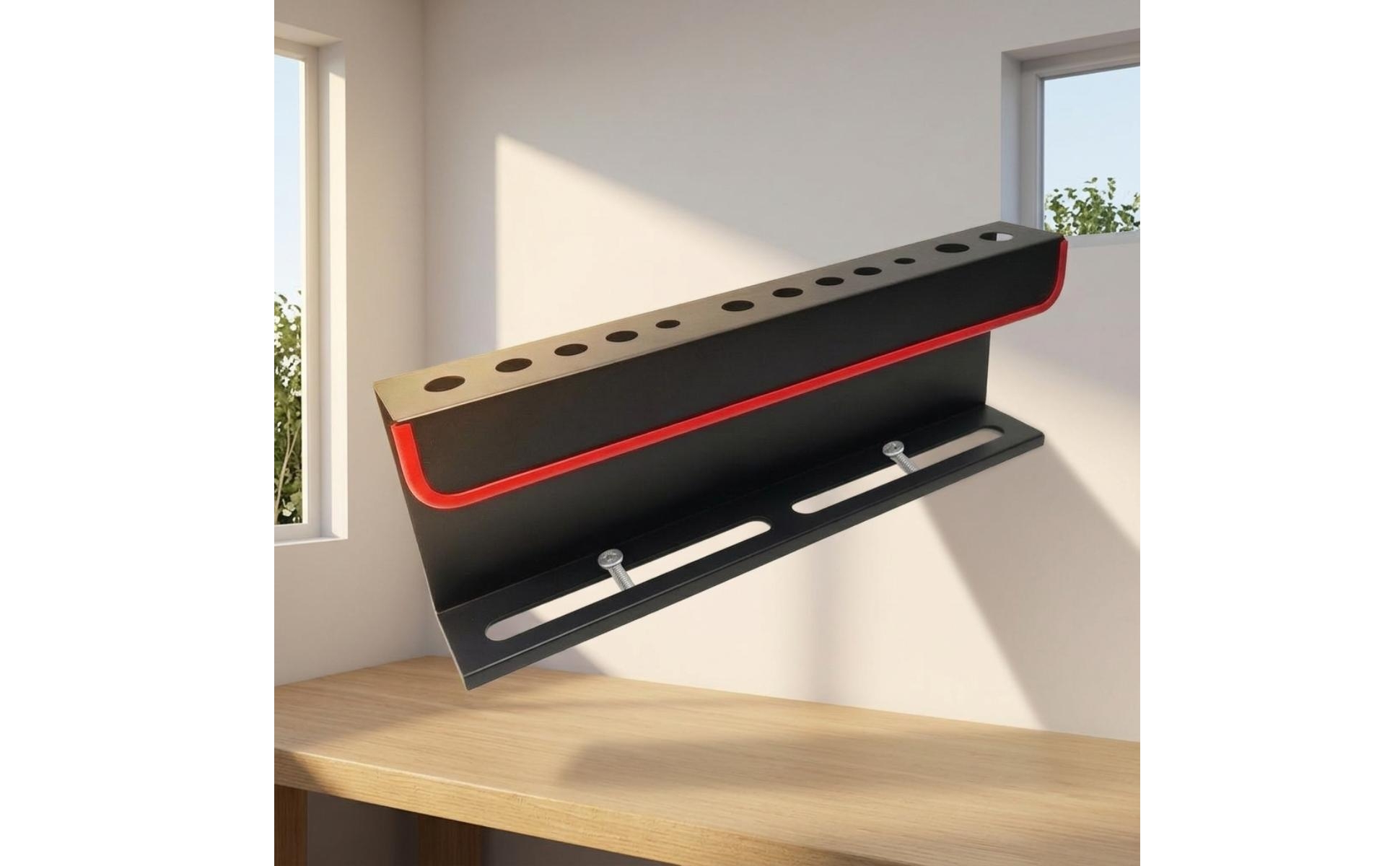 Polisher Holder Wall-Mounted Polishing Machine Holder Space-Saving for Detailers