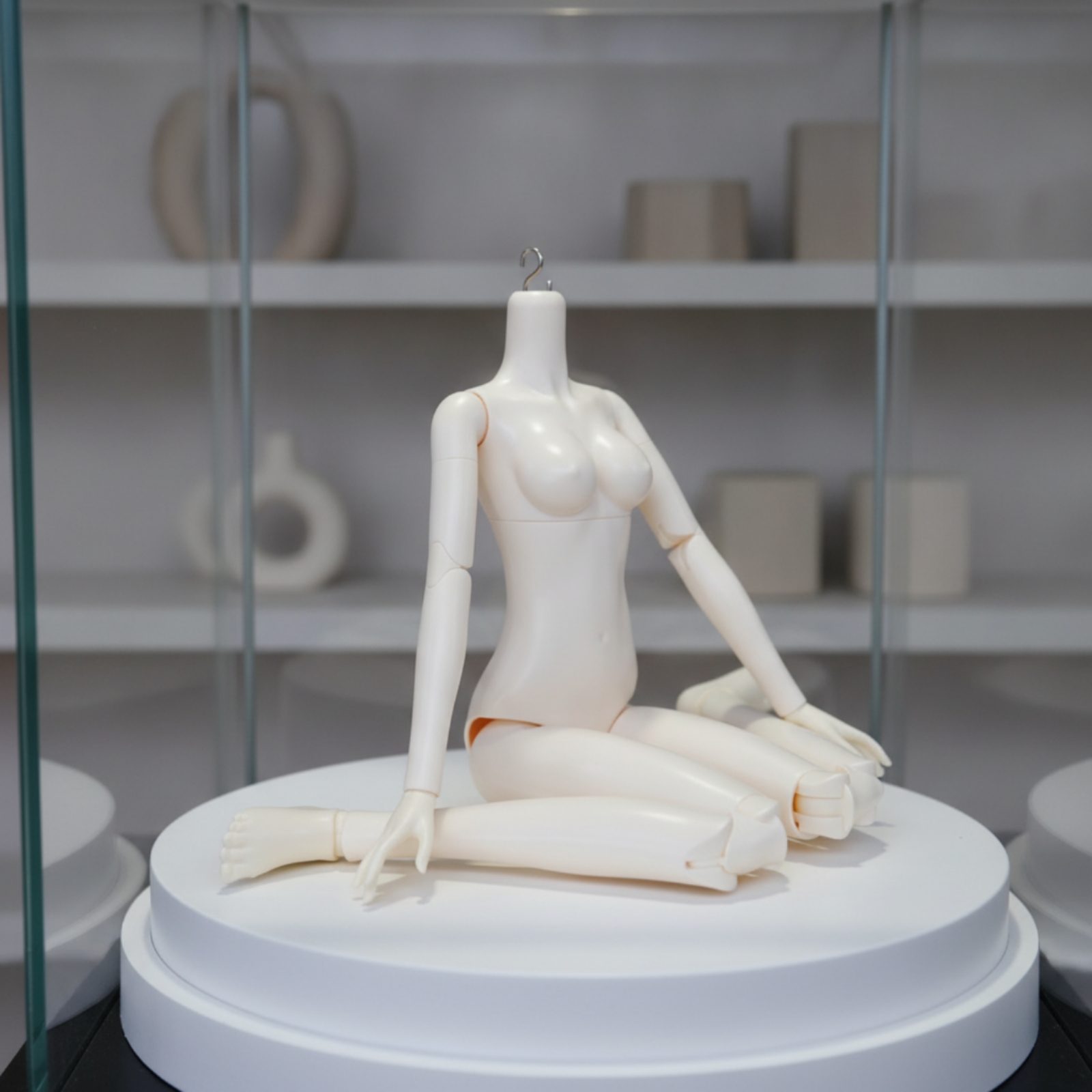 Articulated Doll Body Jointed Figure Slim for Collectors