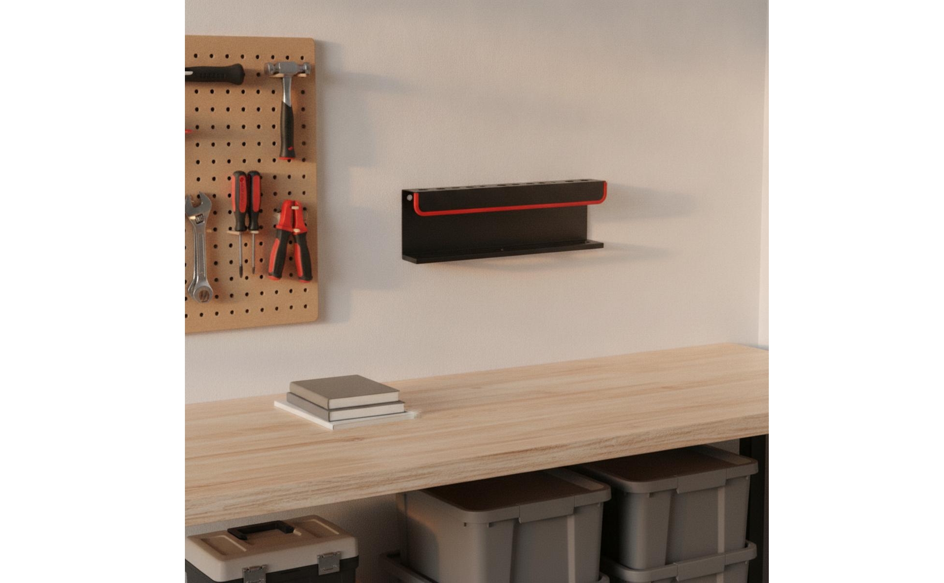 Polisher Holder Wall-Mounted Polishing Machine Holder Space-Saving for Detailers
