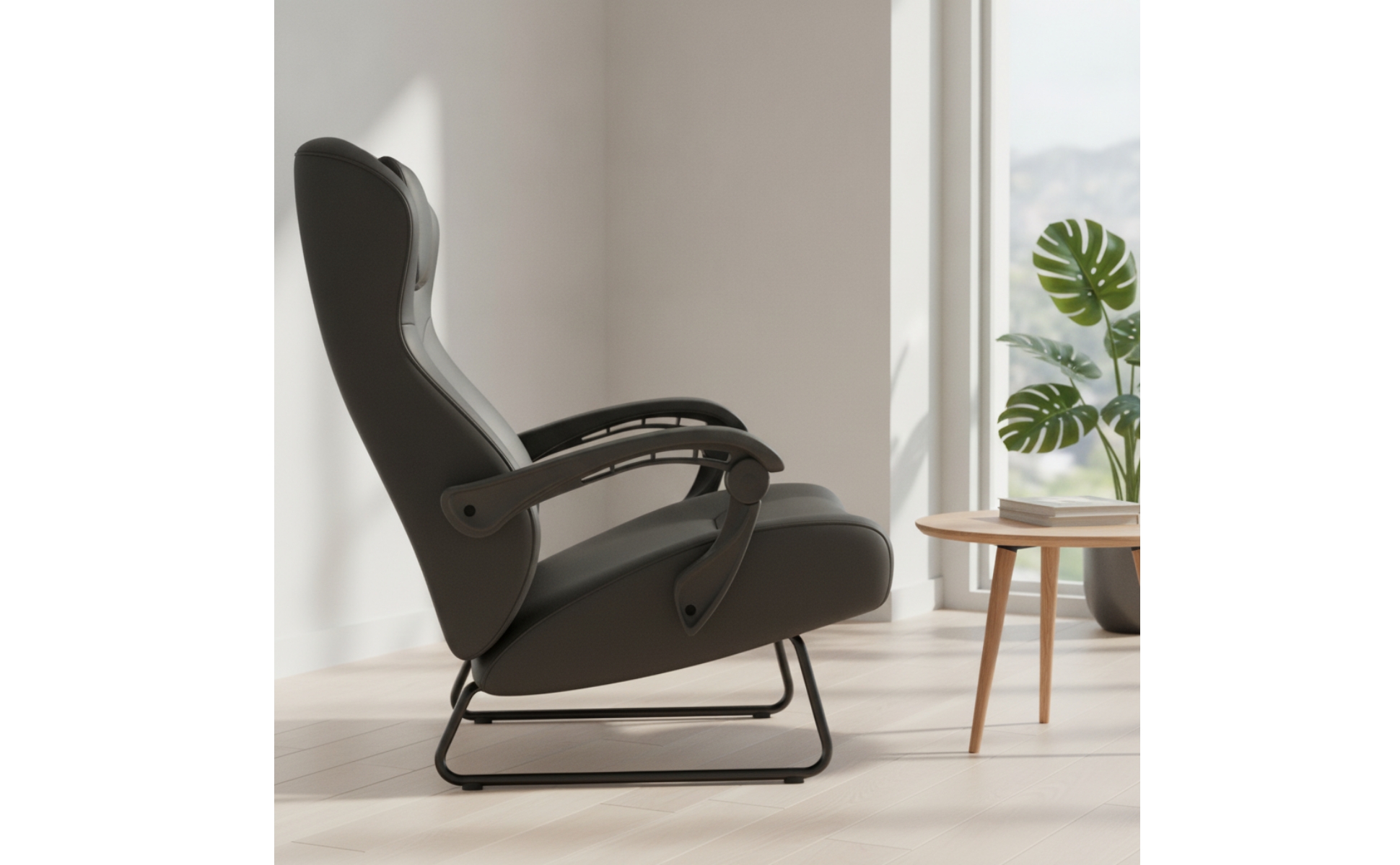 Replacement Armrest Reclining Chair Armrest with Hinged Support Molded