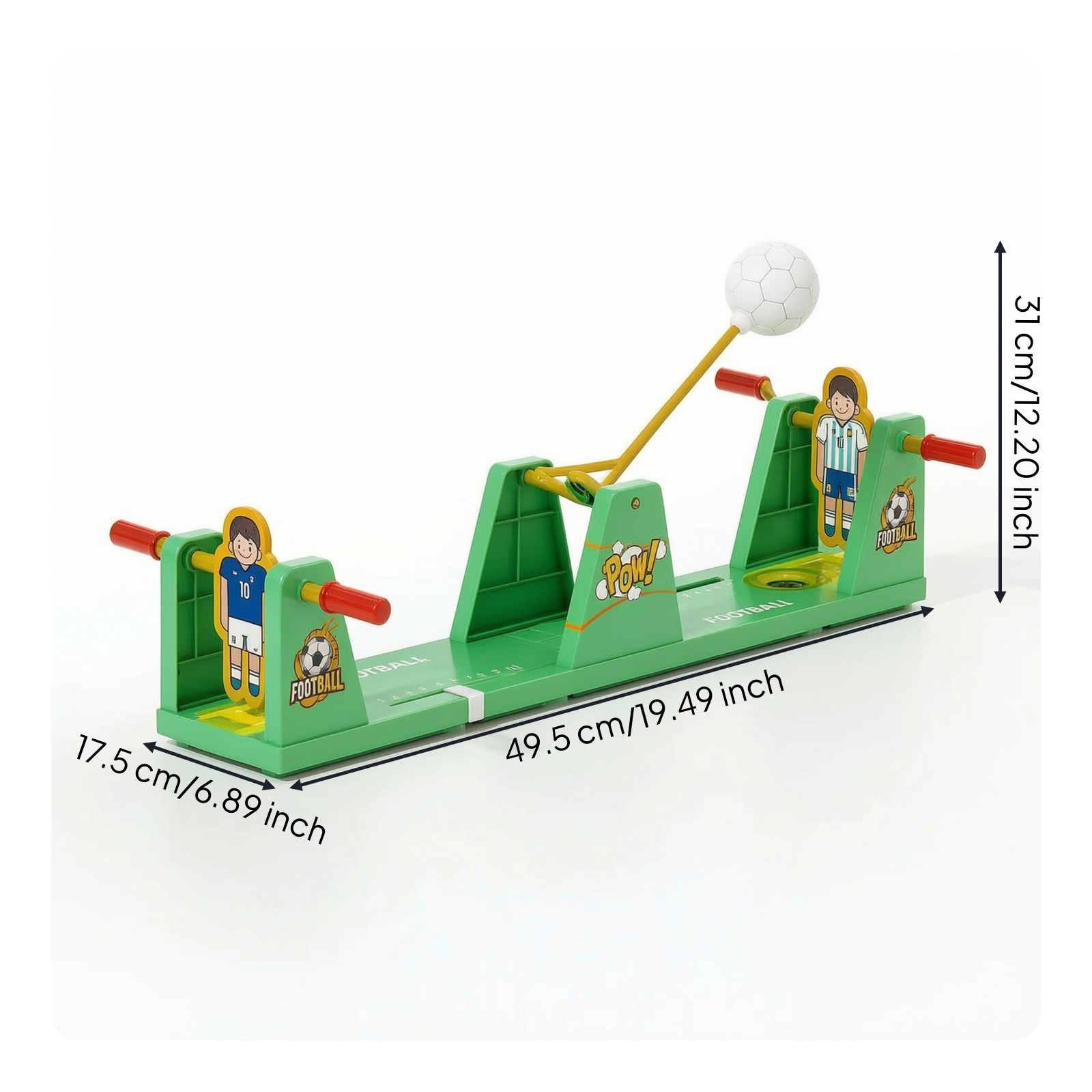 Tischfußballspiel mechanisch mini-kicker familienfreundlich für Familien