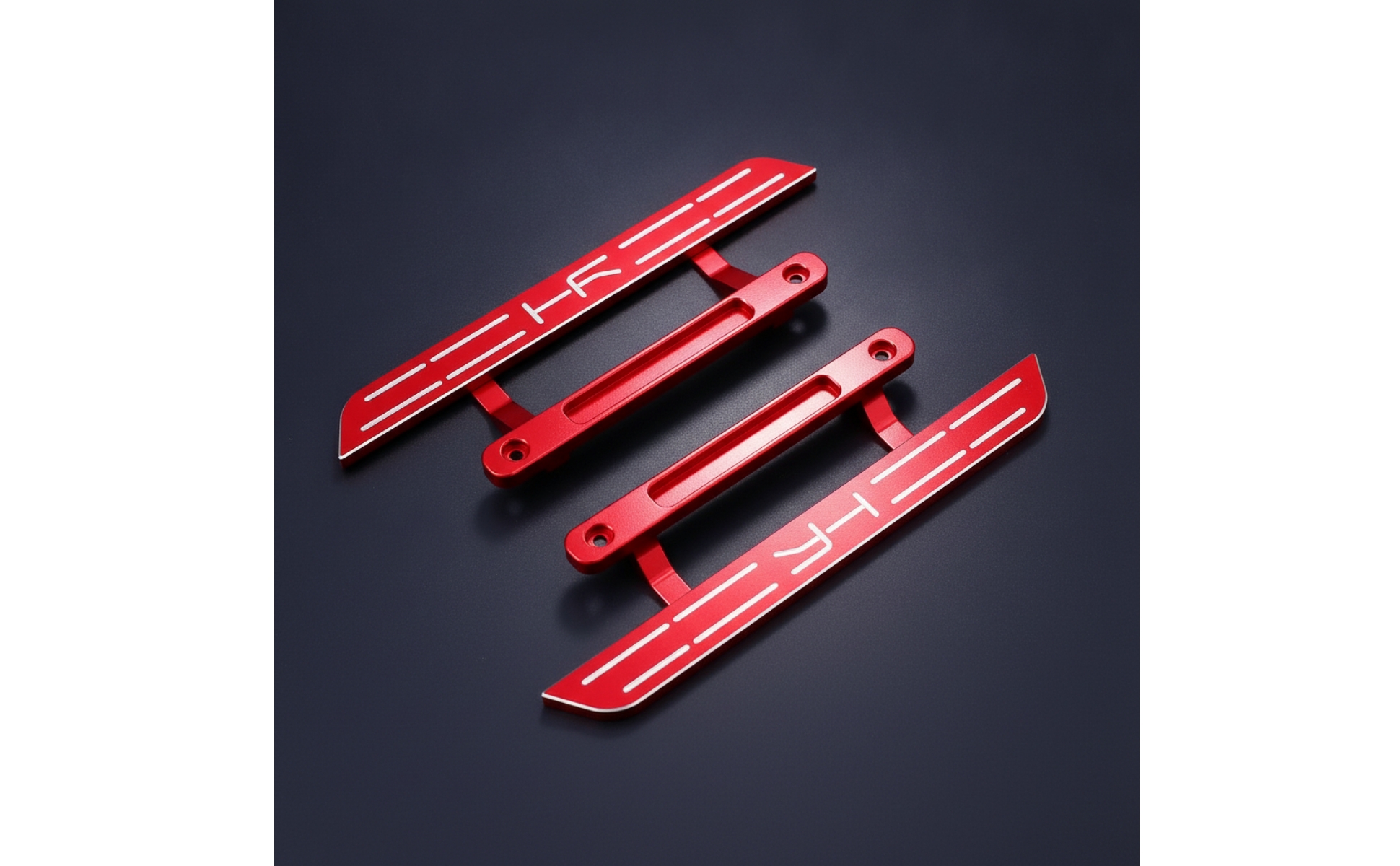 Metal Side Step with Mounting Holes Aluminum RC Car Side Step Anodized
