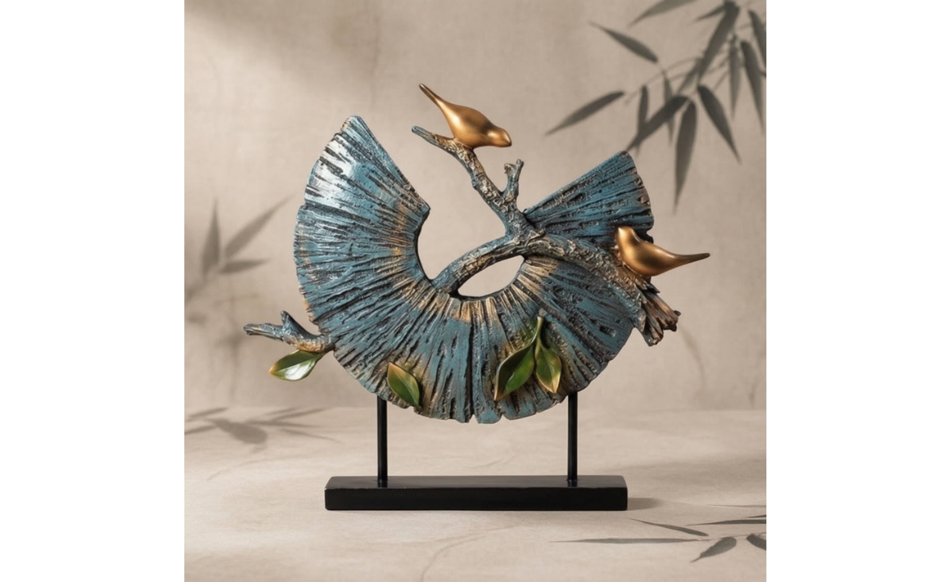 Abstract Bird Sculpture Weathered Bird Sculpture Modern for Living Room, Mantel