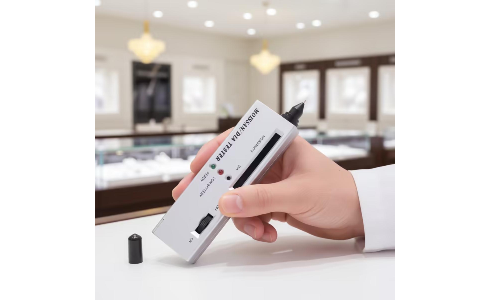 Testeur de Moissanite Précis Stylo Testeur de Diamant Professionnel pour Maison