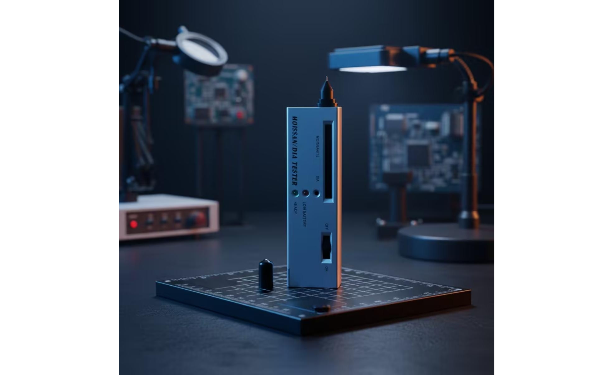 Testeur de Moissanite Précis Stylo Testeur de Diamant Professionnel pour Maison
