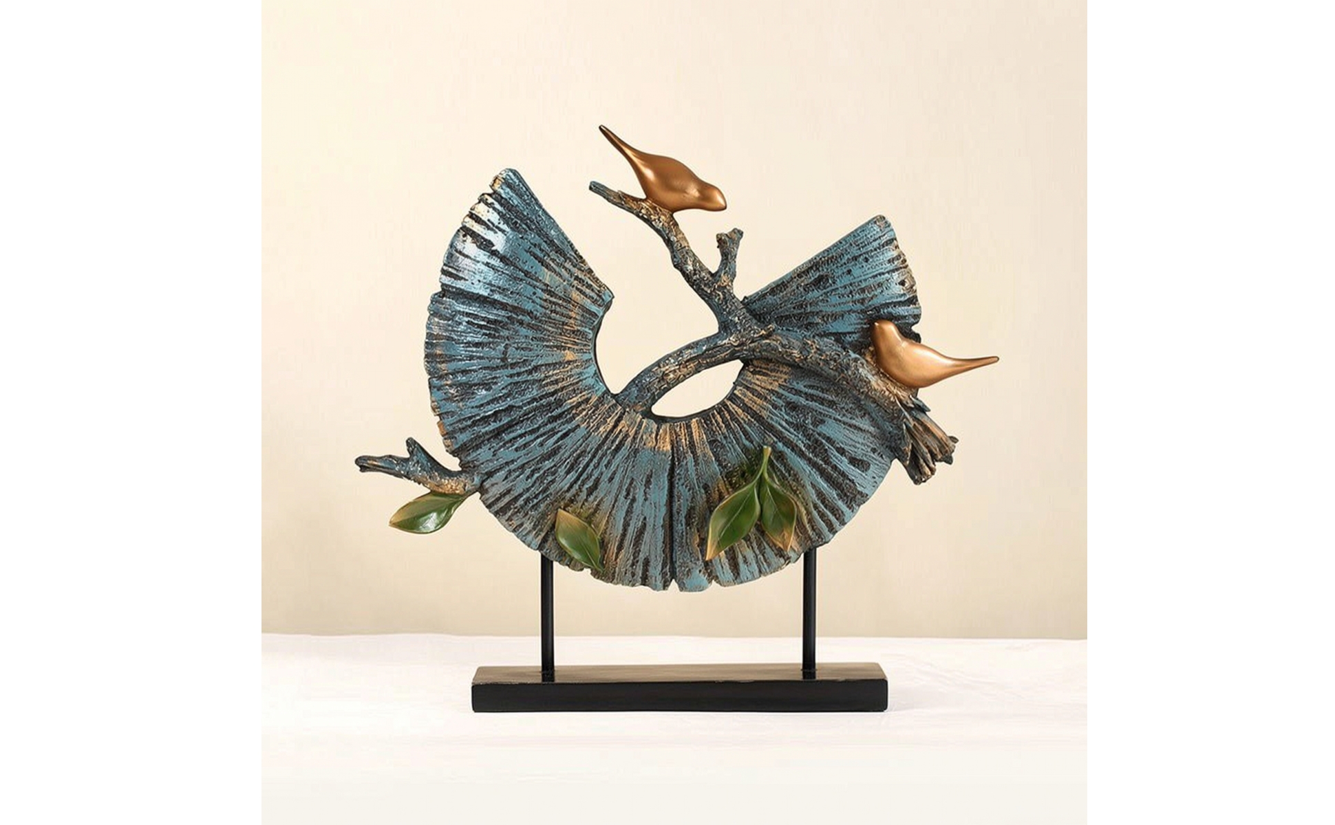 Abstract Bird Sculpture Weathered Bird Sculpture Modern for Living Room, Mantel