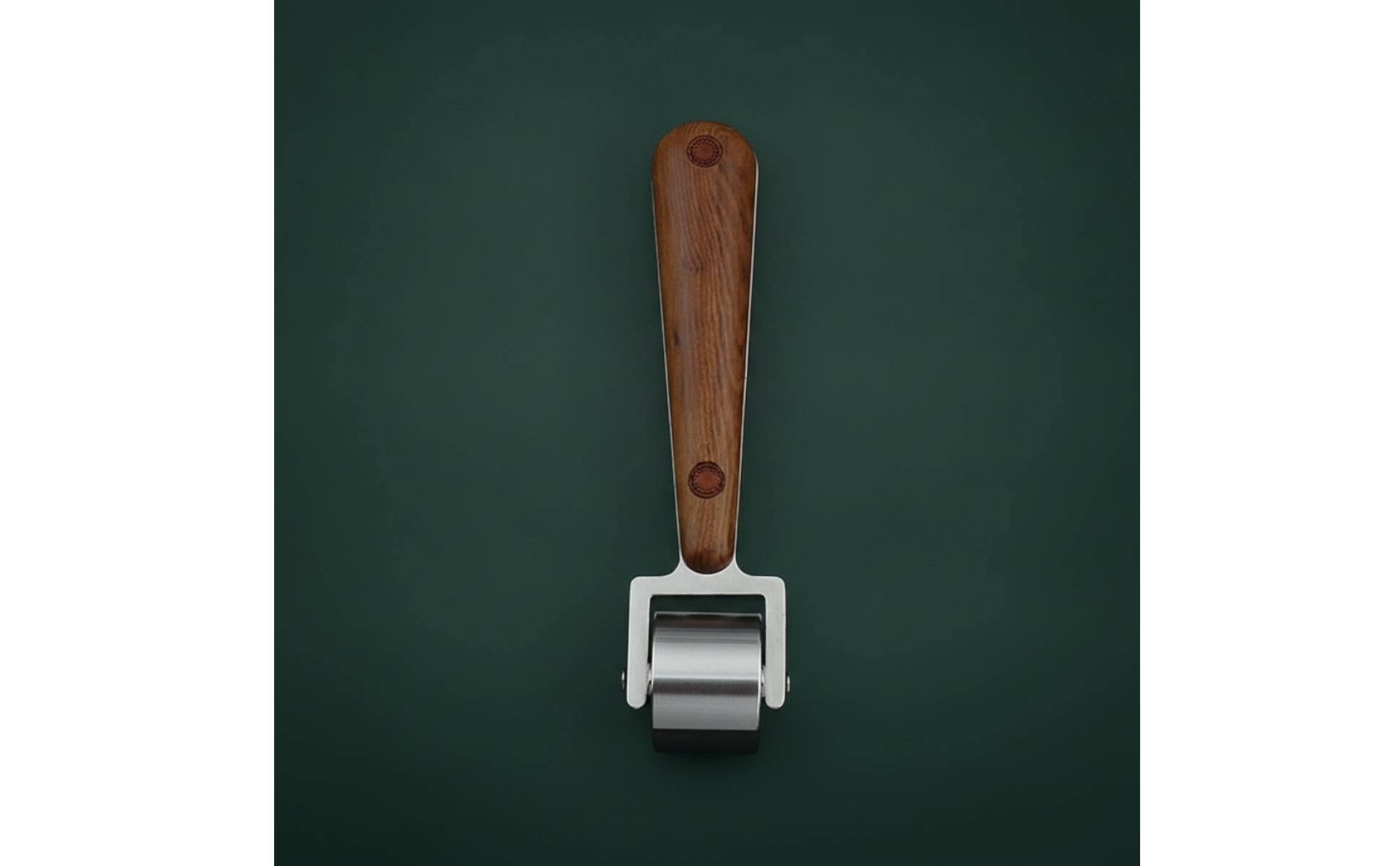 Leather Press Roller with Wooden Handle Comfortable to Hold for Leathercrafters