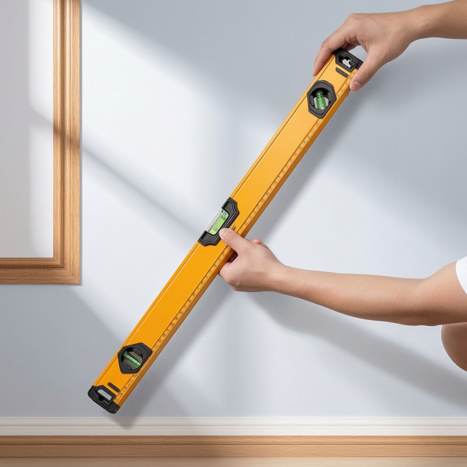 Spirit Level with Magnetic Compact Spirit Level Lightweight for Workshop - Produktbild 5