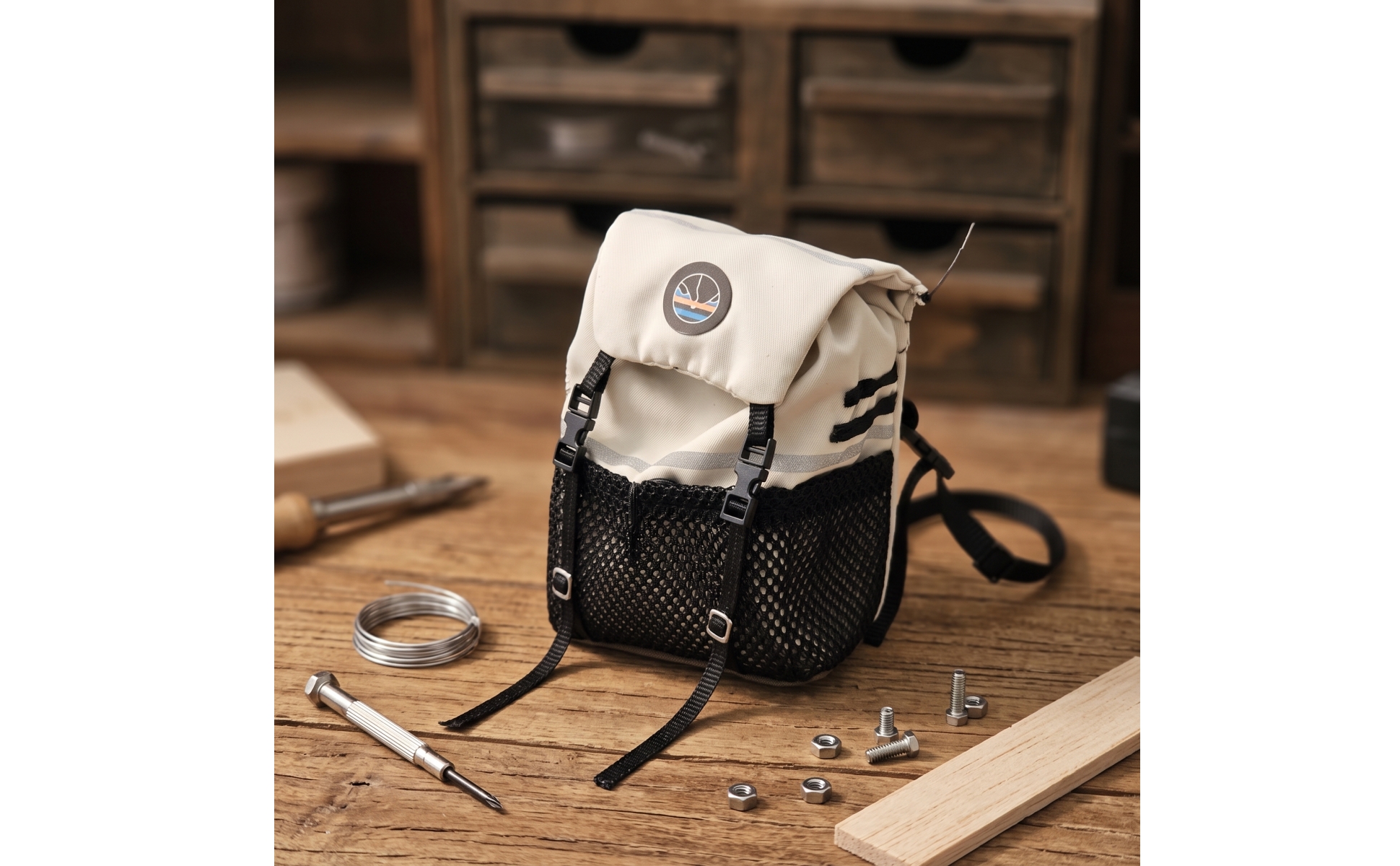 Mini Backpack with Mesh Pocket Decorative Miniature Backpack Cute for Collectors