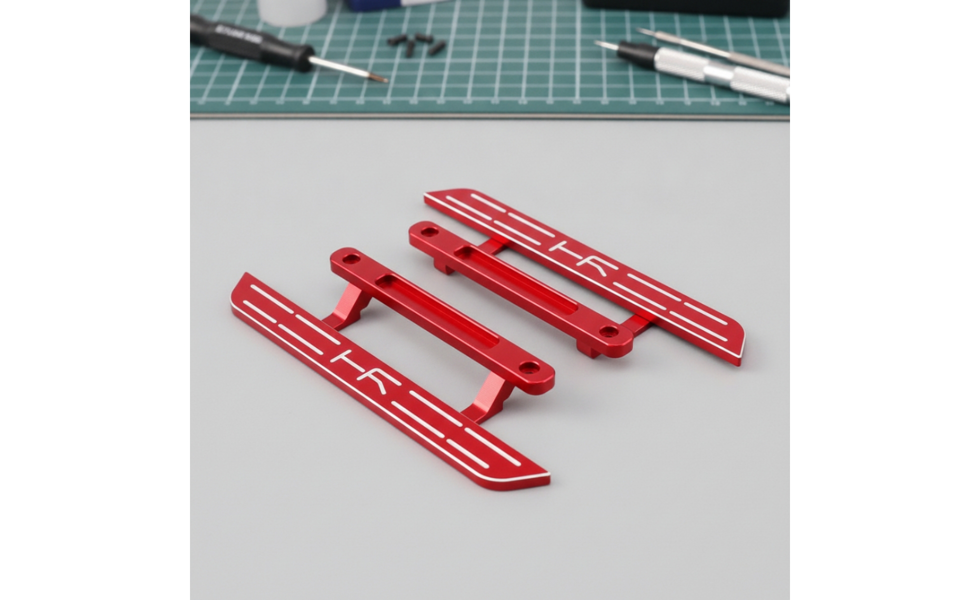 Metal Side Step with Mounting Holes Aluminum RC Car Side Step Anodized