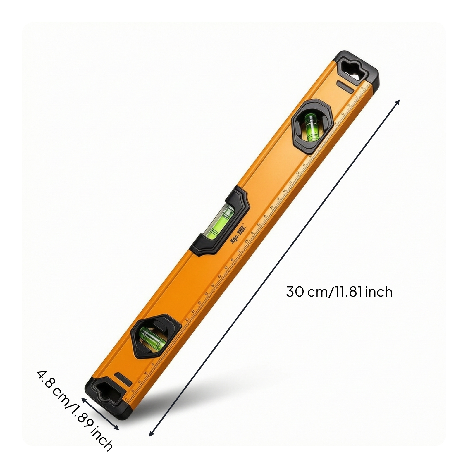 Spirit Level with Magnetic Compact Spirit Level Lightweight for Workshop