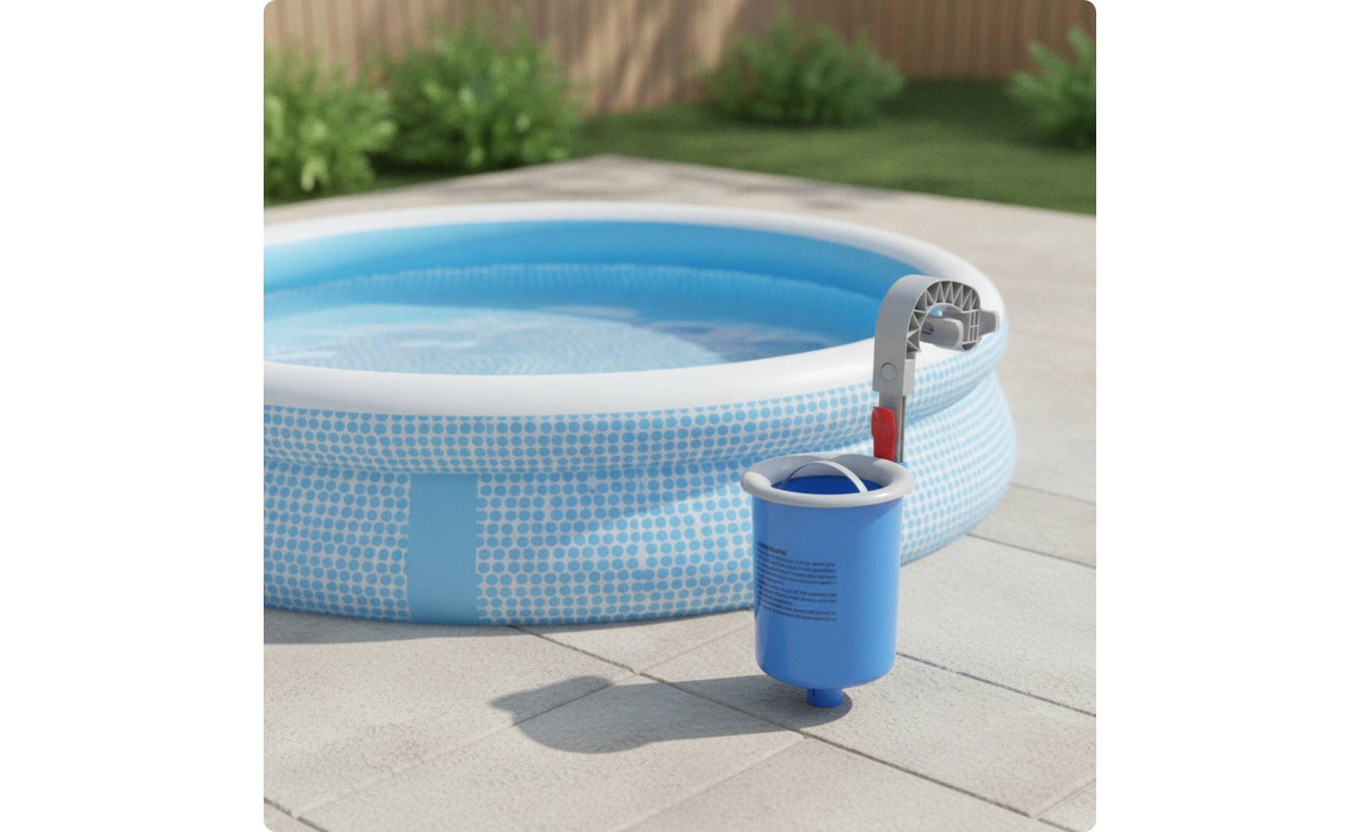 Surface Skimmer with Mounting Arm Wall-Mounted Floating Pool Skimmer Adjustable