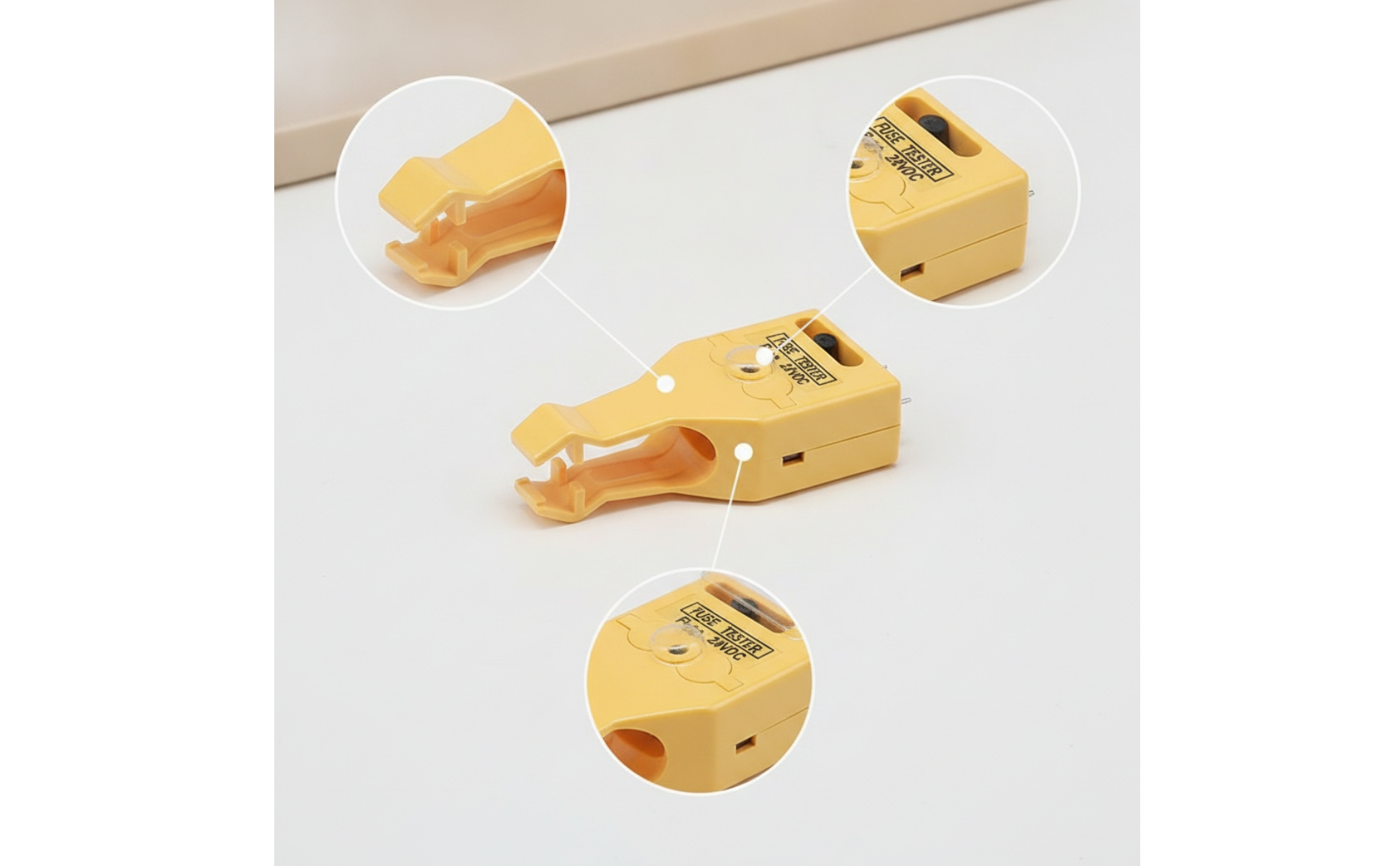 Testeur de Fusible avec Extracteur 12/24V Testeur et Extracteur de Fusible