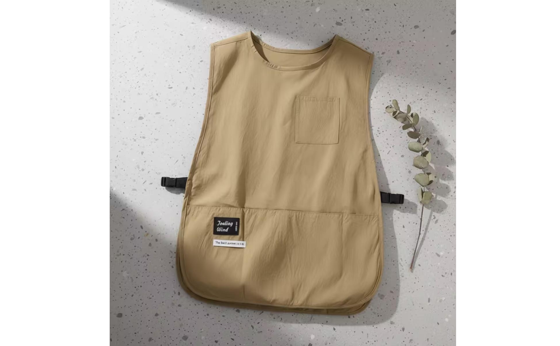 Pullover Apron Waterproof Apron Vest Oil-Resistant for Catering, Chefs, Cleaners