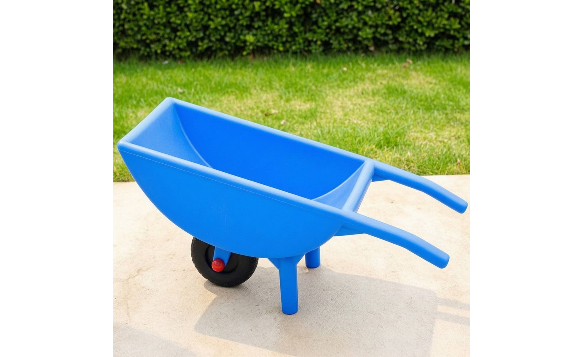 Toy Wheelbarrow Molded Play Wheelbarrow Lightweight for Backyard, Kids, Toddlers