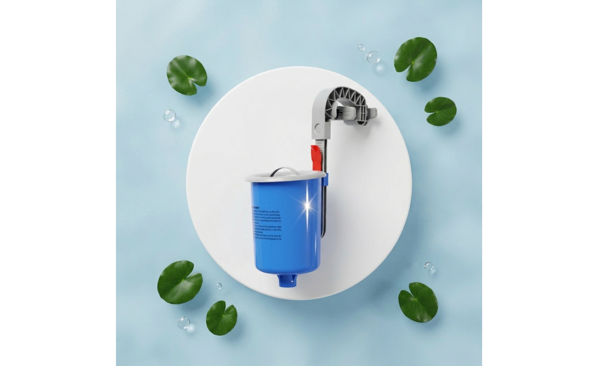 Surface Skimmer with Mounting Arm Wall-Mounted Floating Pool Skimmer Adjustable