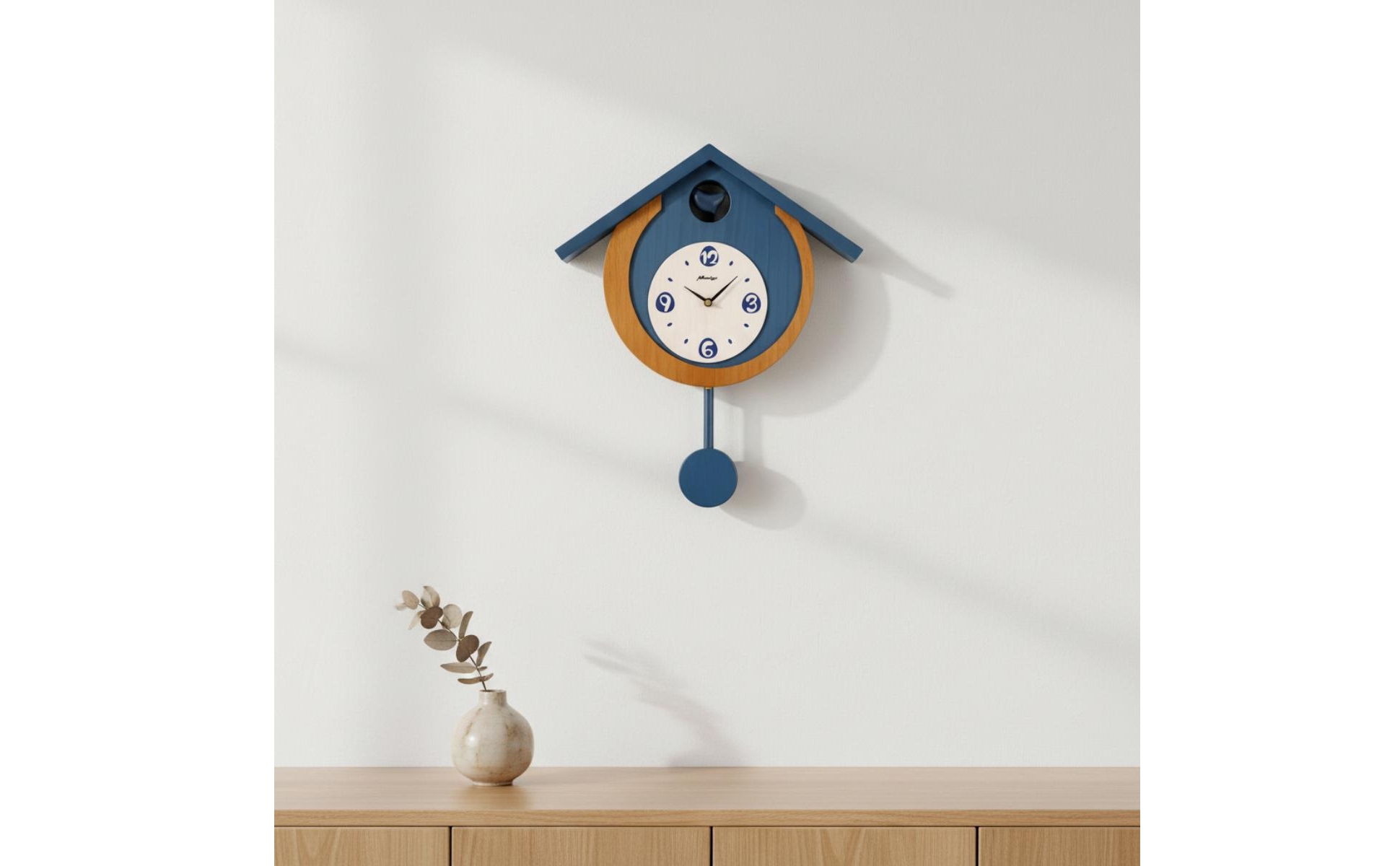 Birdhouse Wall Clock Lightweight Wall Clock with Birdhouse Decorative