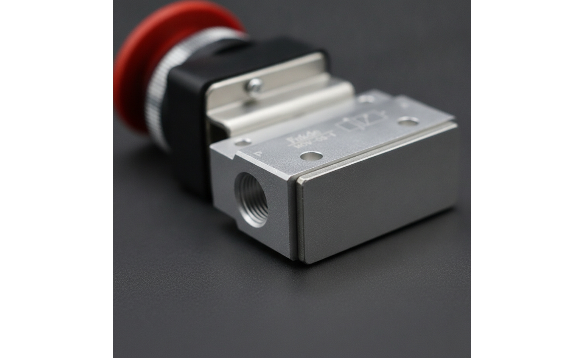 Valve with Dome Button Aluminum Alloy Dome Push Button Valve Compact