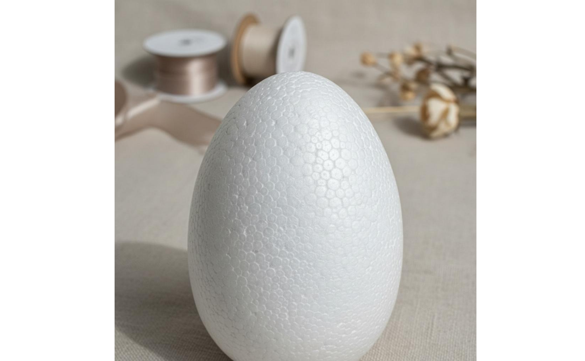 Foam Egg Polished Surface Craft Foam Egg Lightweight for School Projects
