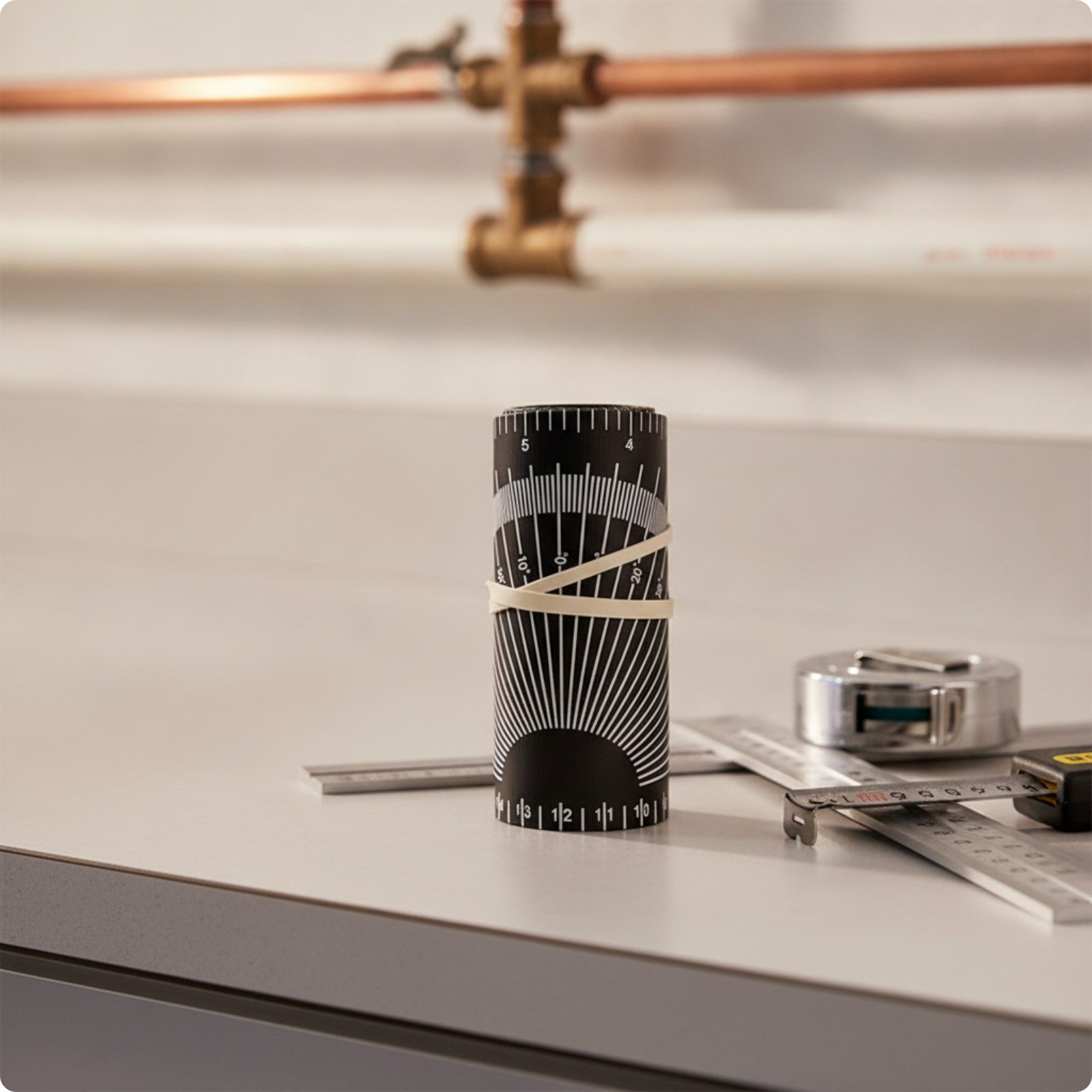 Pipe Marking Guide Flexible Pipe Guide Meticulous for Pipefitters, Plumbers