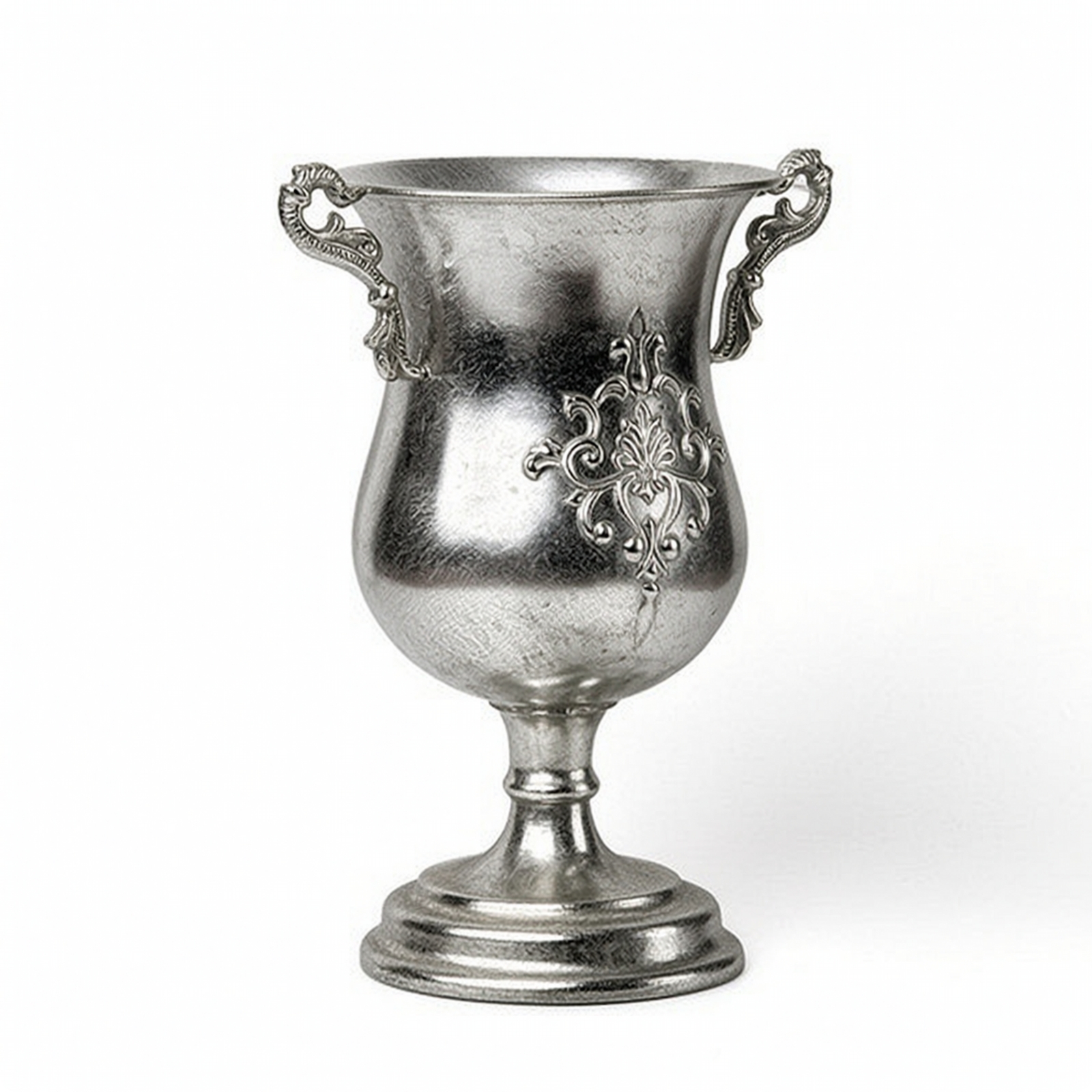 Vases with Pedestal Base Lustrous Vessel Stable for Tabletop Decor