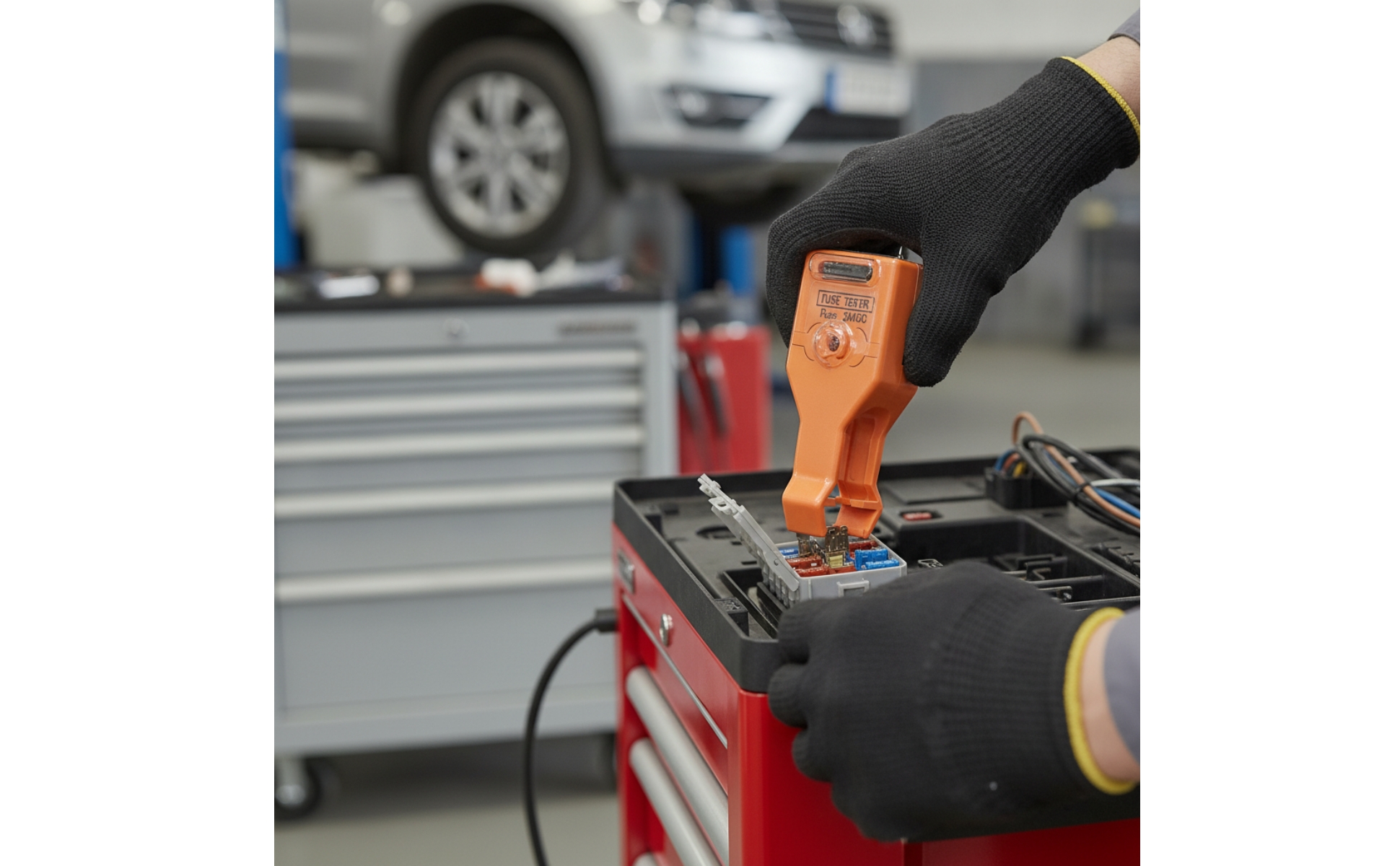 Testeur de Fusible avec Extracteur 12/24V Testeur et Extracteur de Fusible
