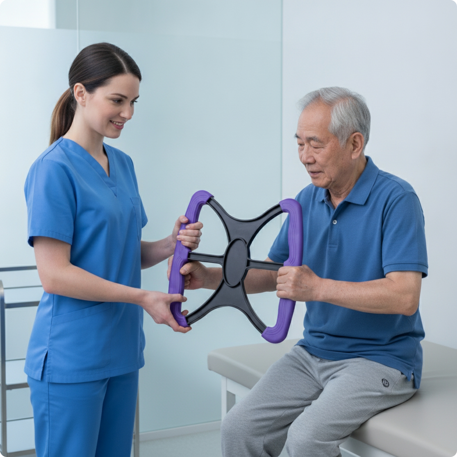 Aufstehhilfe Kompakt Transferhilfe Ergonomisch für Pflegeheim, Rollstuhl