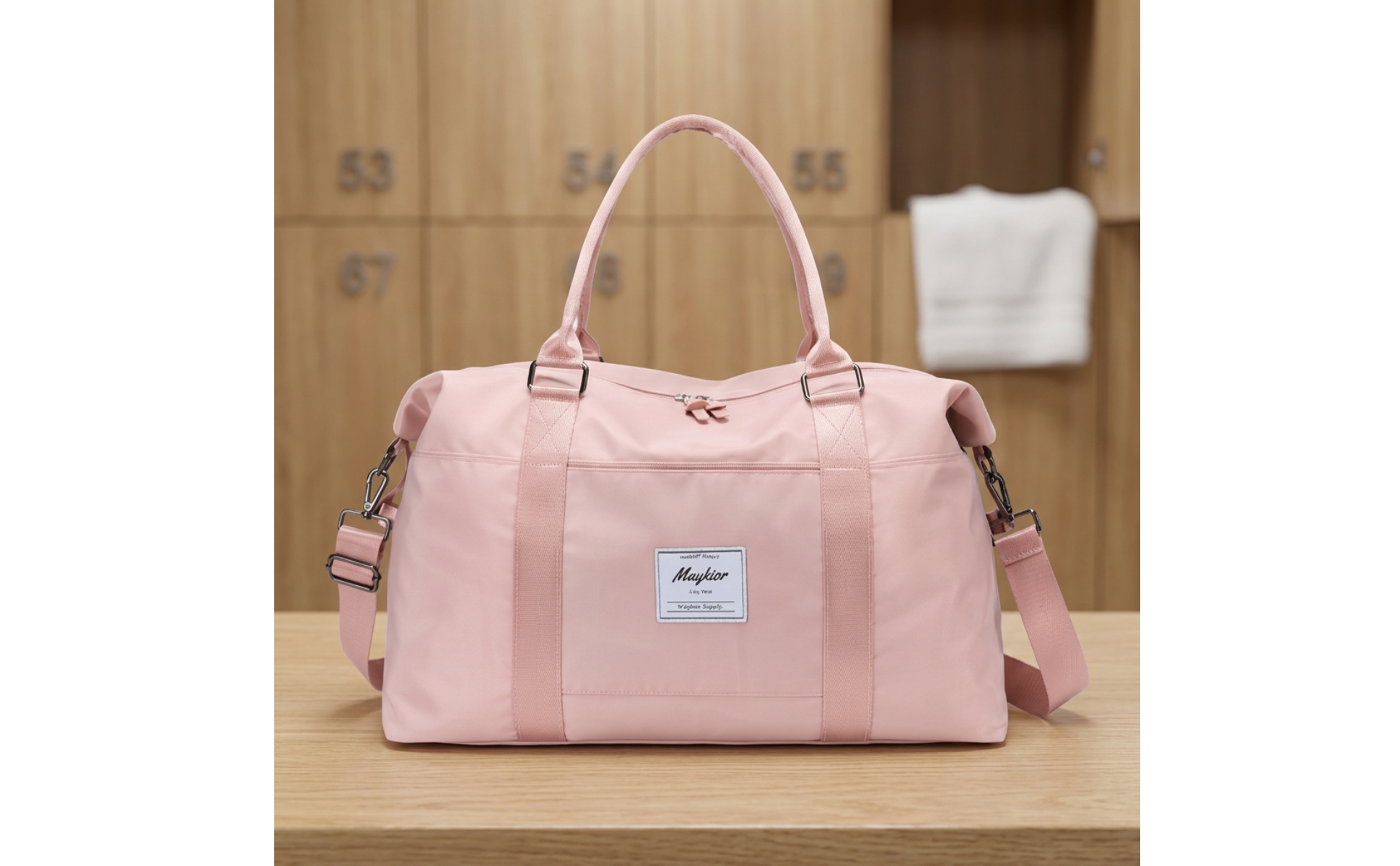 Duffel Bag with Wet Pocket Multi-Compartment Travel Duffel with Shoulder Strap