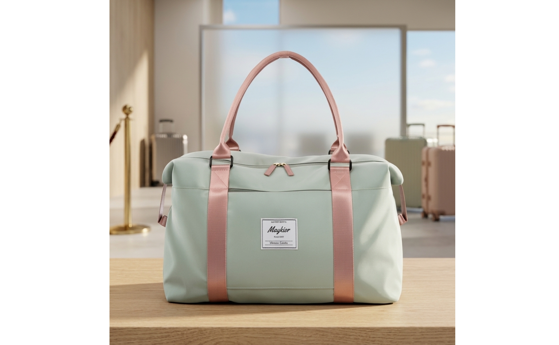Duffel Bag with Wet Pocket Multi-Compartment Travel Duffel with Shoulder Strap