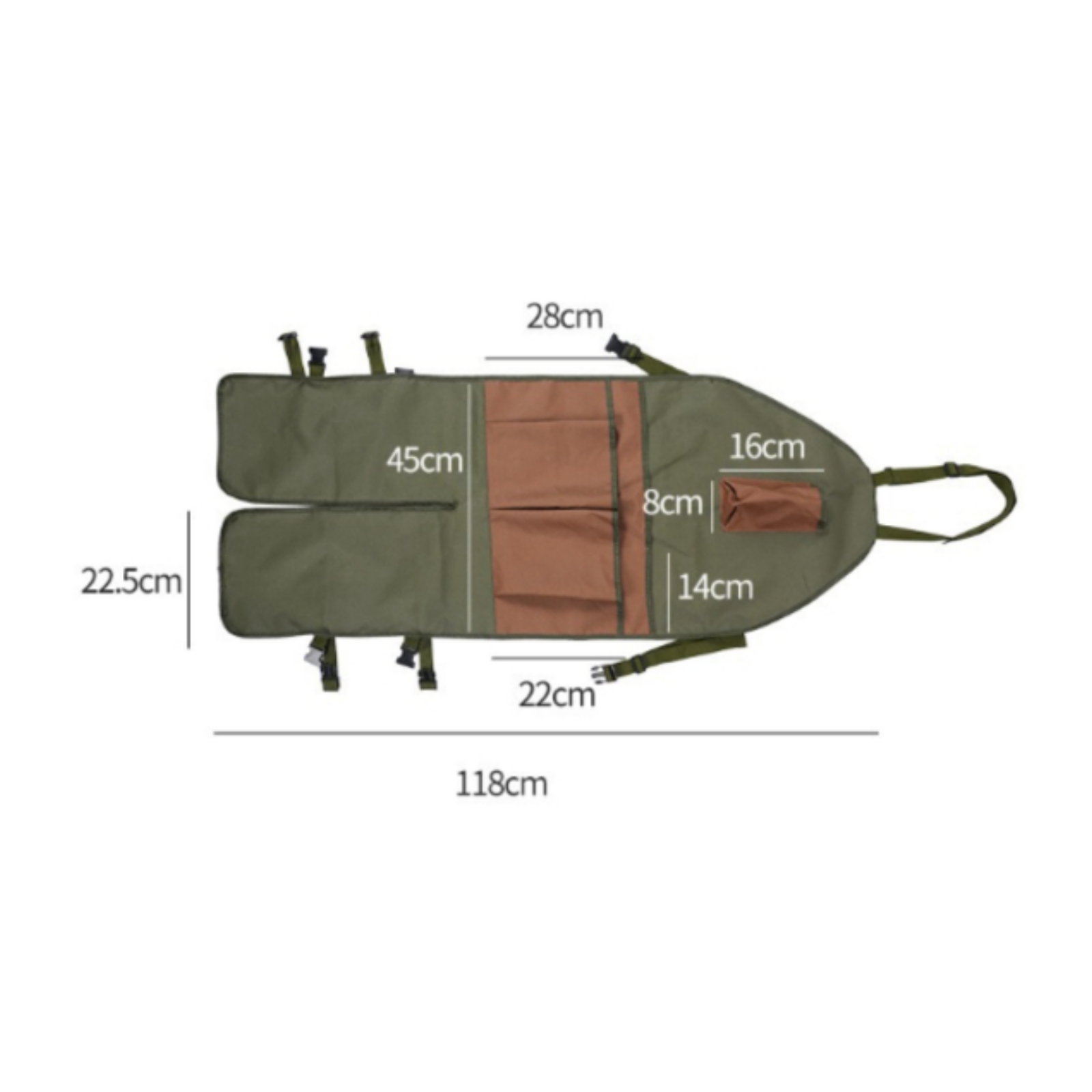 Split-Leg Apron Water-Resistant Apron with Pockets Waterproof for Harvesting