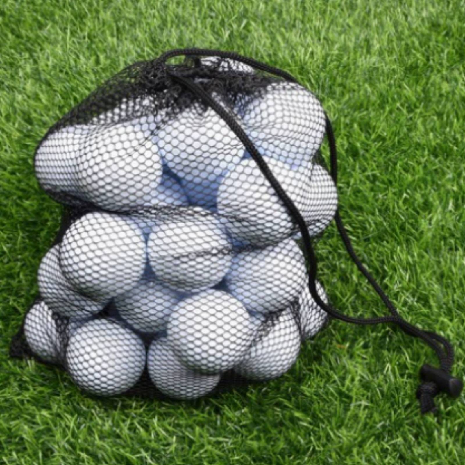 Golfballbeutel mit Kordelzug vielseitig Golfballtasche stabil für Golfplatz - Produktbild 1