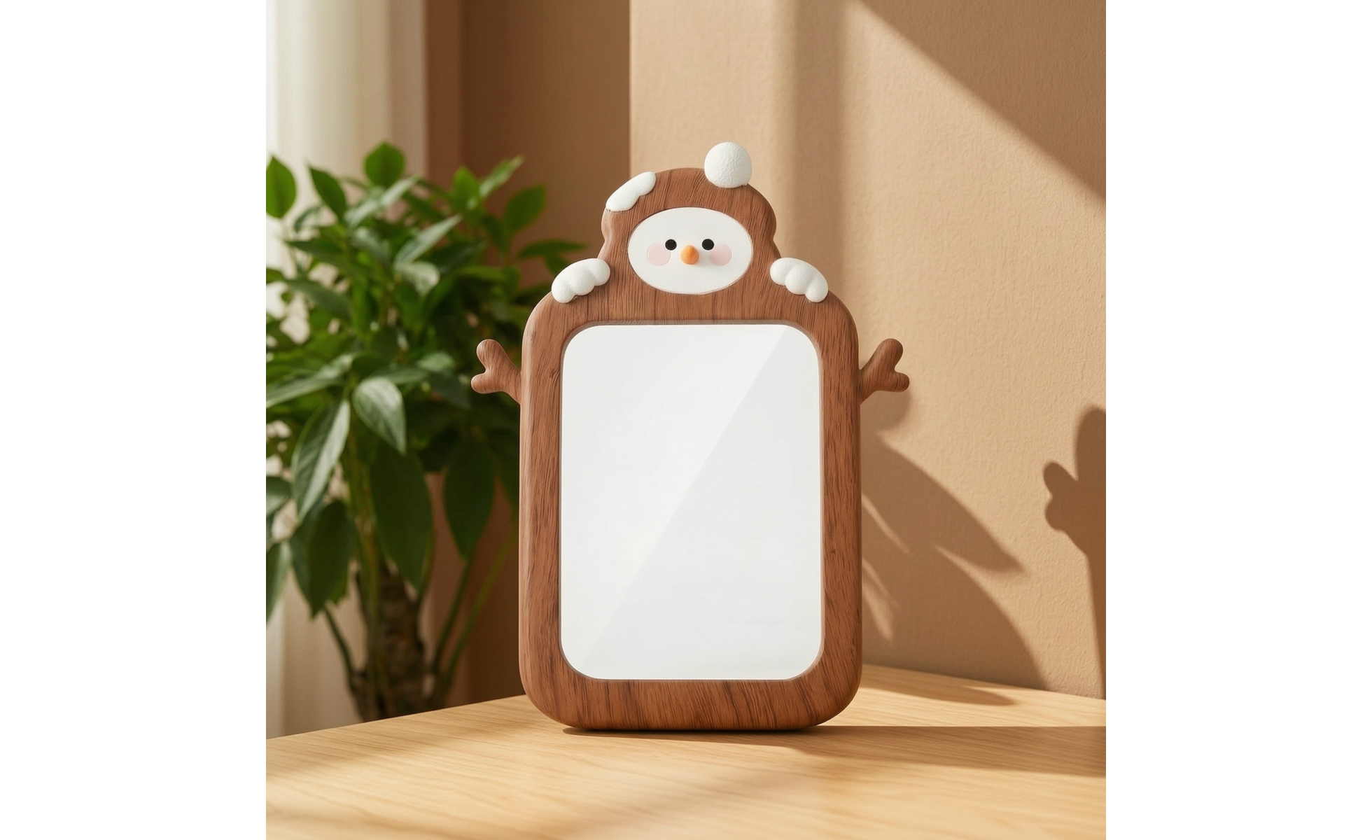 Snowman Photo Frame Winter Snowman Picture Frame Festive for Nursery, Families