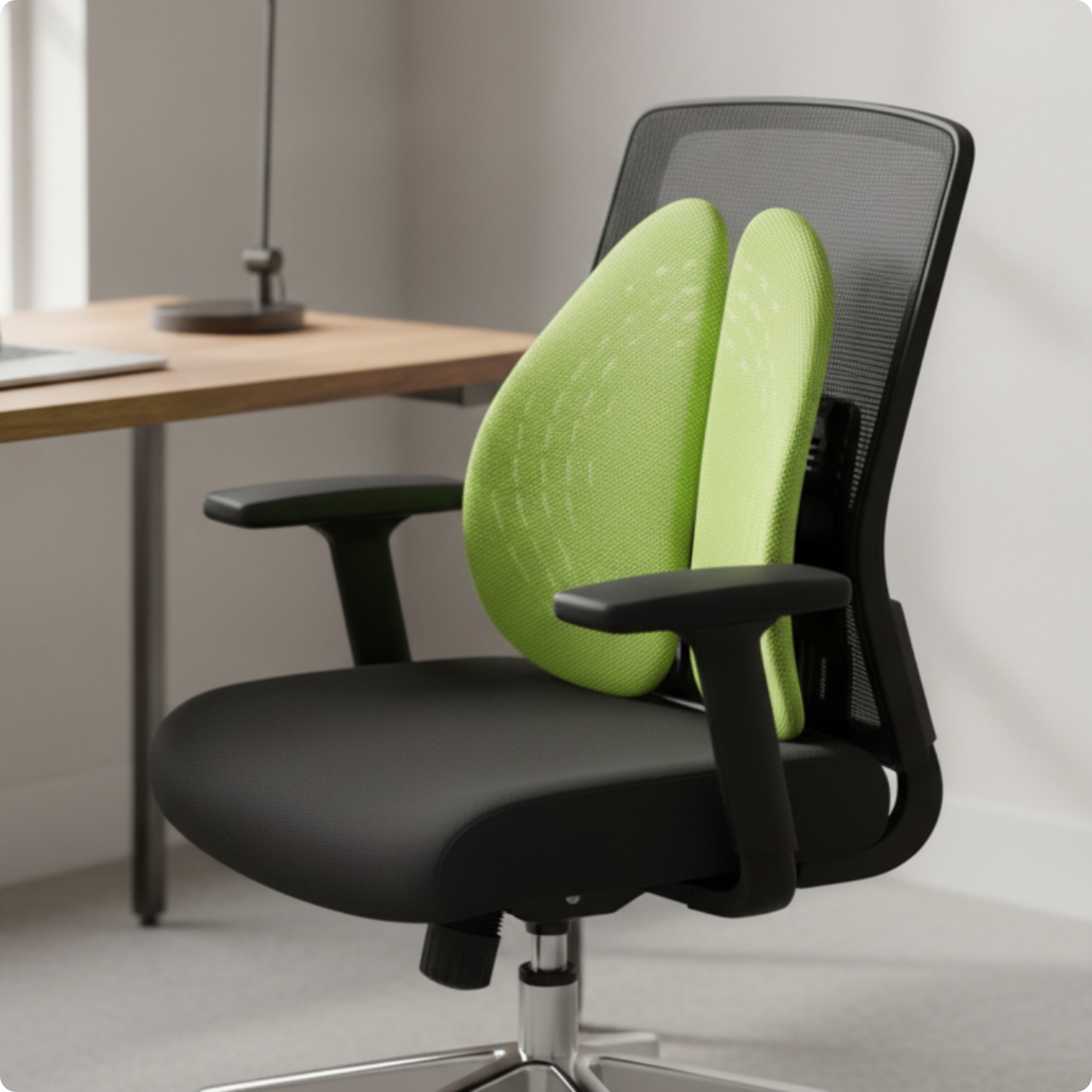 Support Cushion Ergonomic Back Support Adjustable-Height