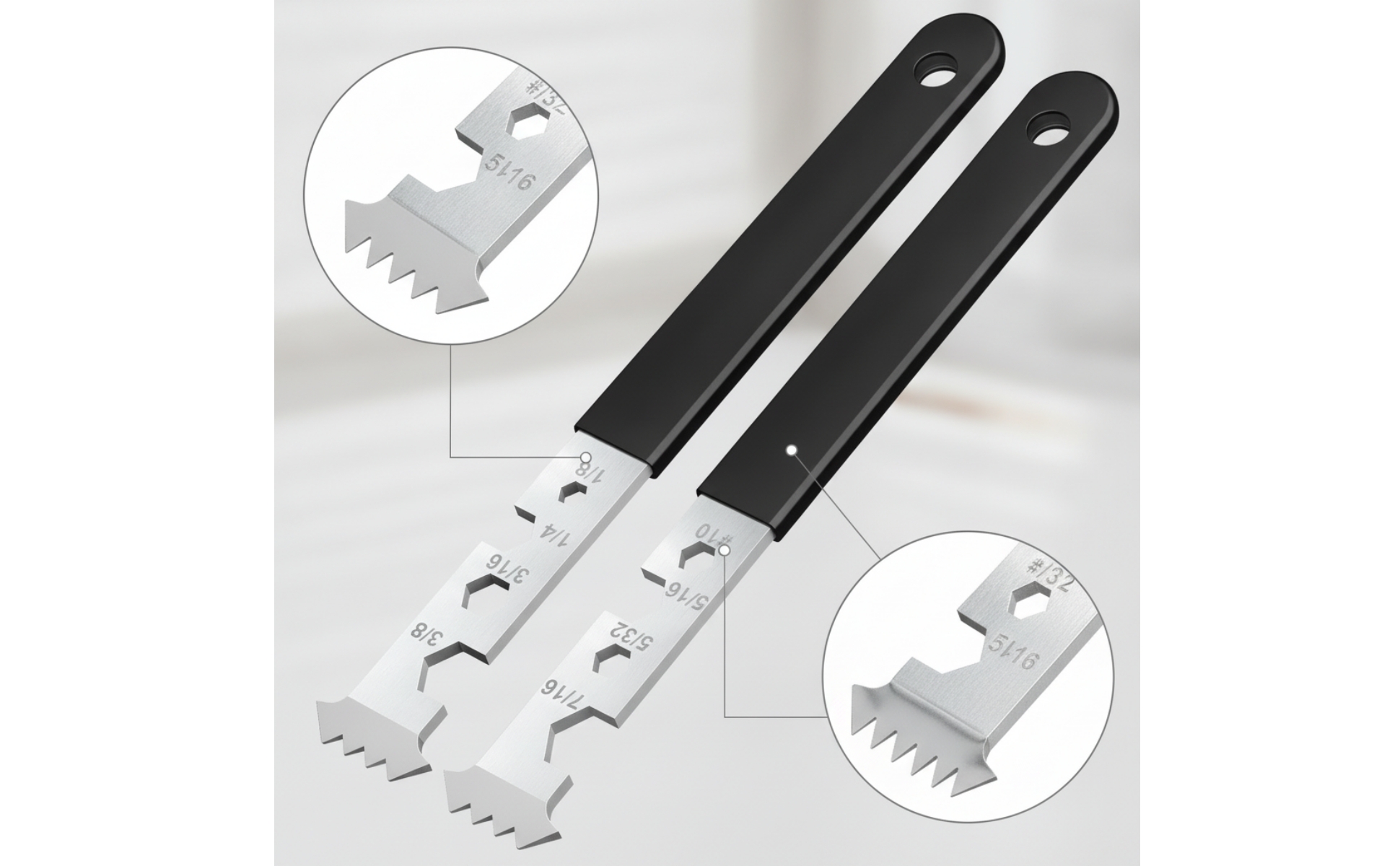 2 Pieces Paver Removal Tool Serrated Paving Rust-Resistant for Diyers